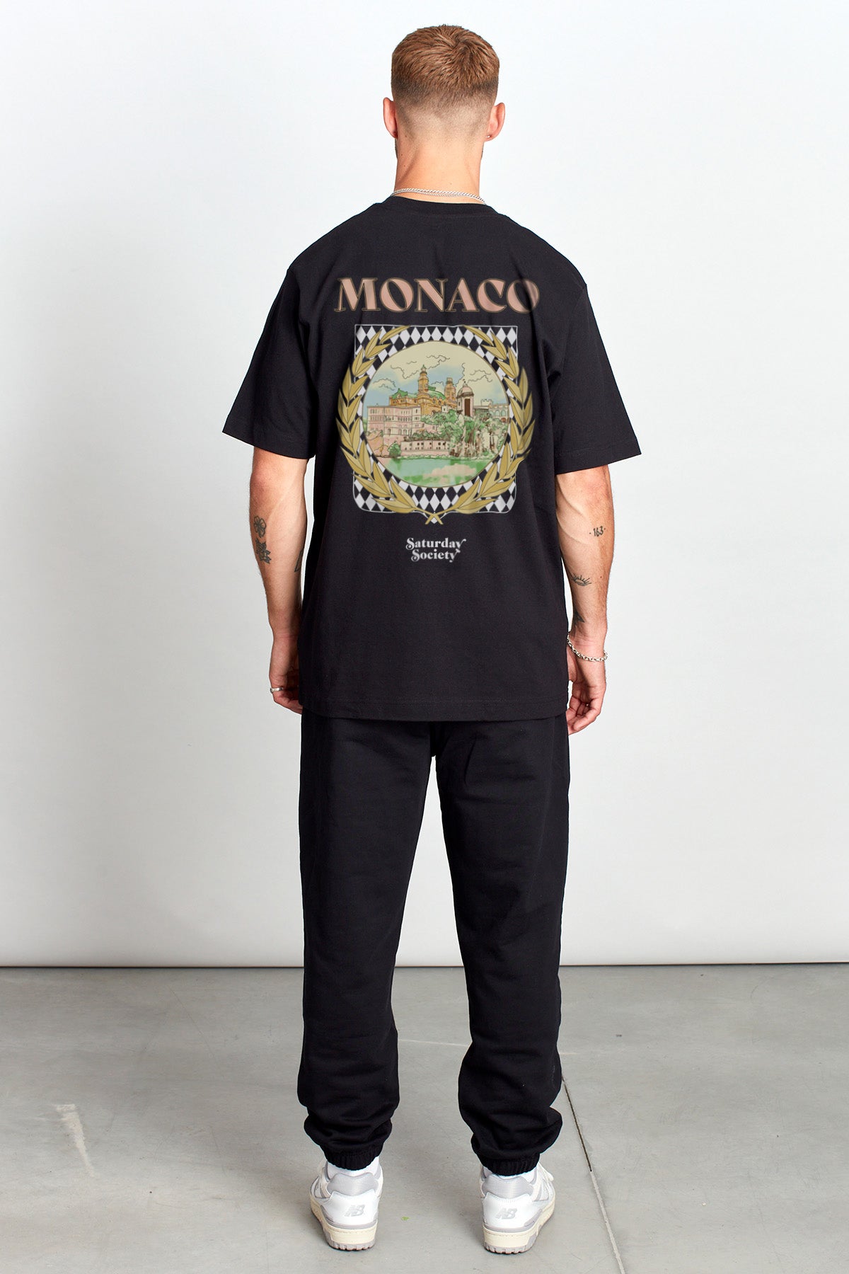 Saturday Society Monaco T-shirt in Black