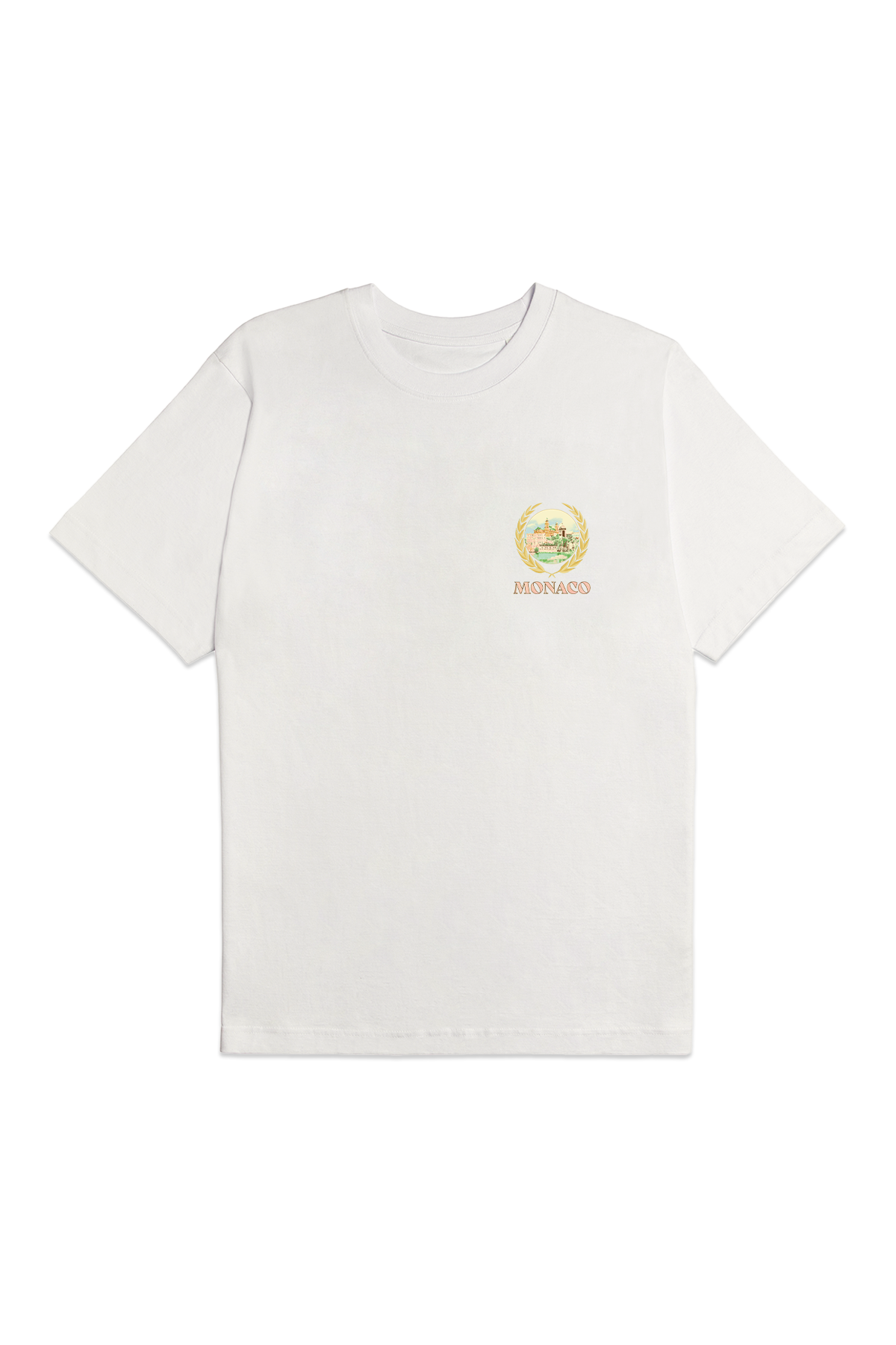 Saturday Society Monaco T-shirt in Vintage White