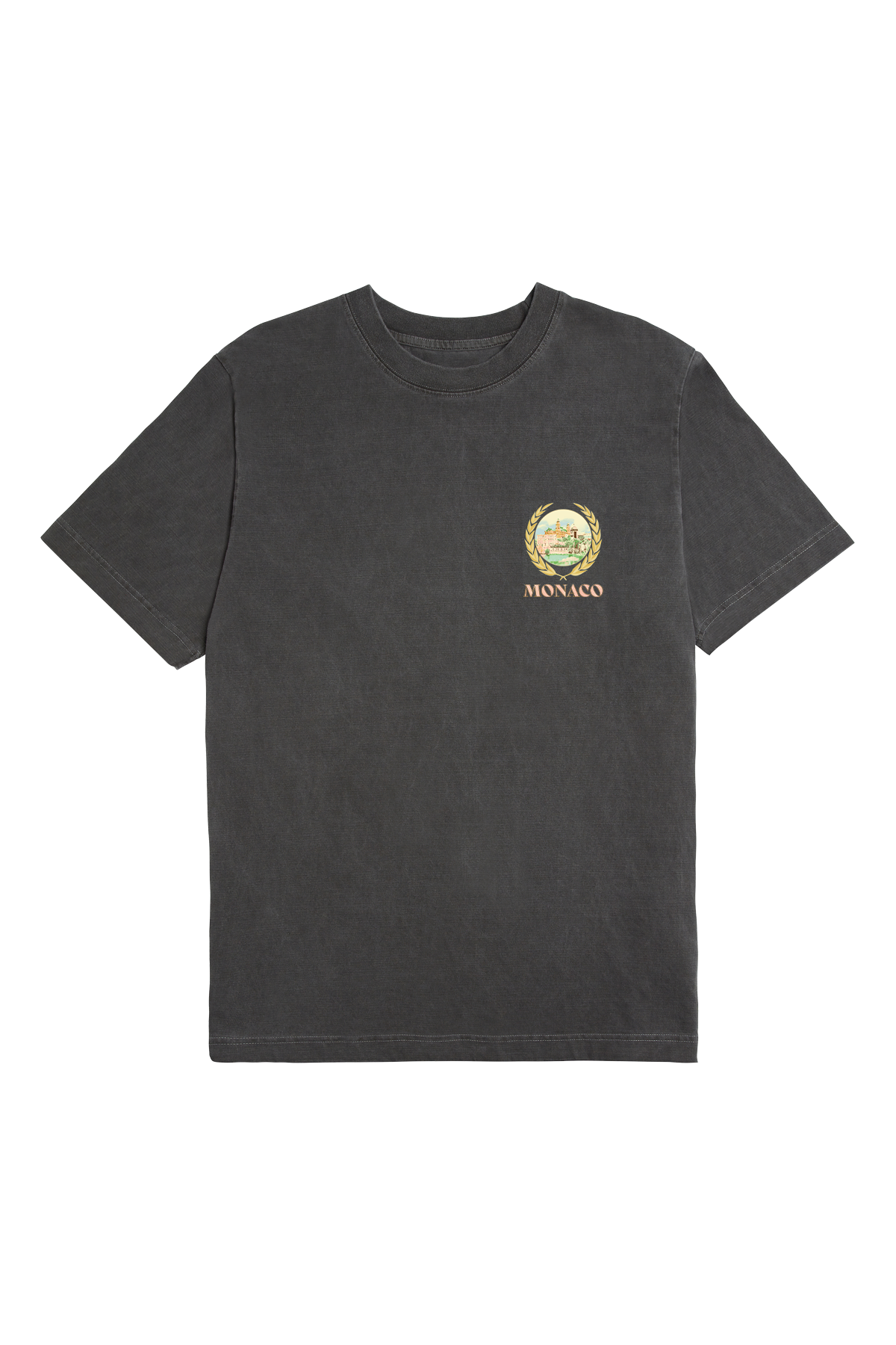 Saturday Society Monaco T-shirt in Washed Grey