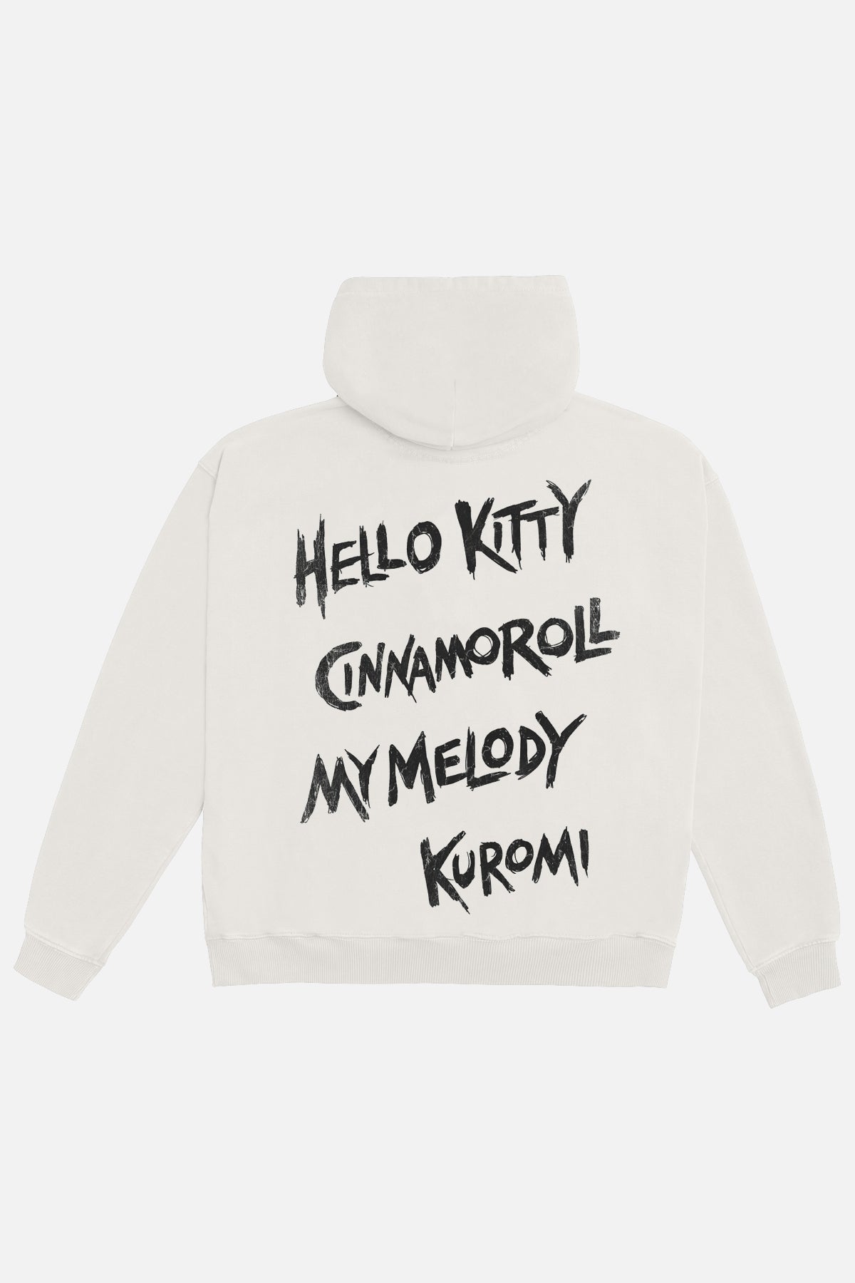 Hello Kitty And Friends Punk Rock Hoodie in Vintage White