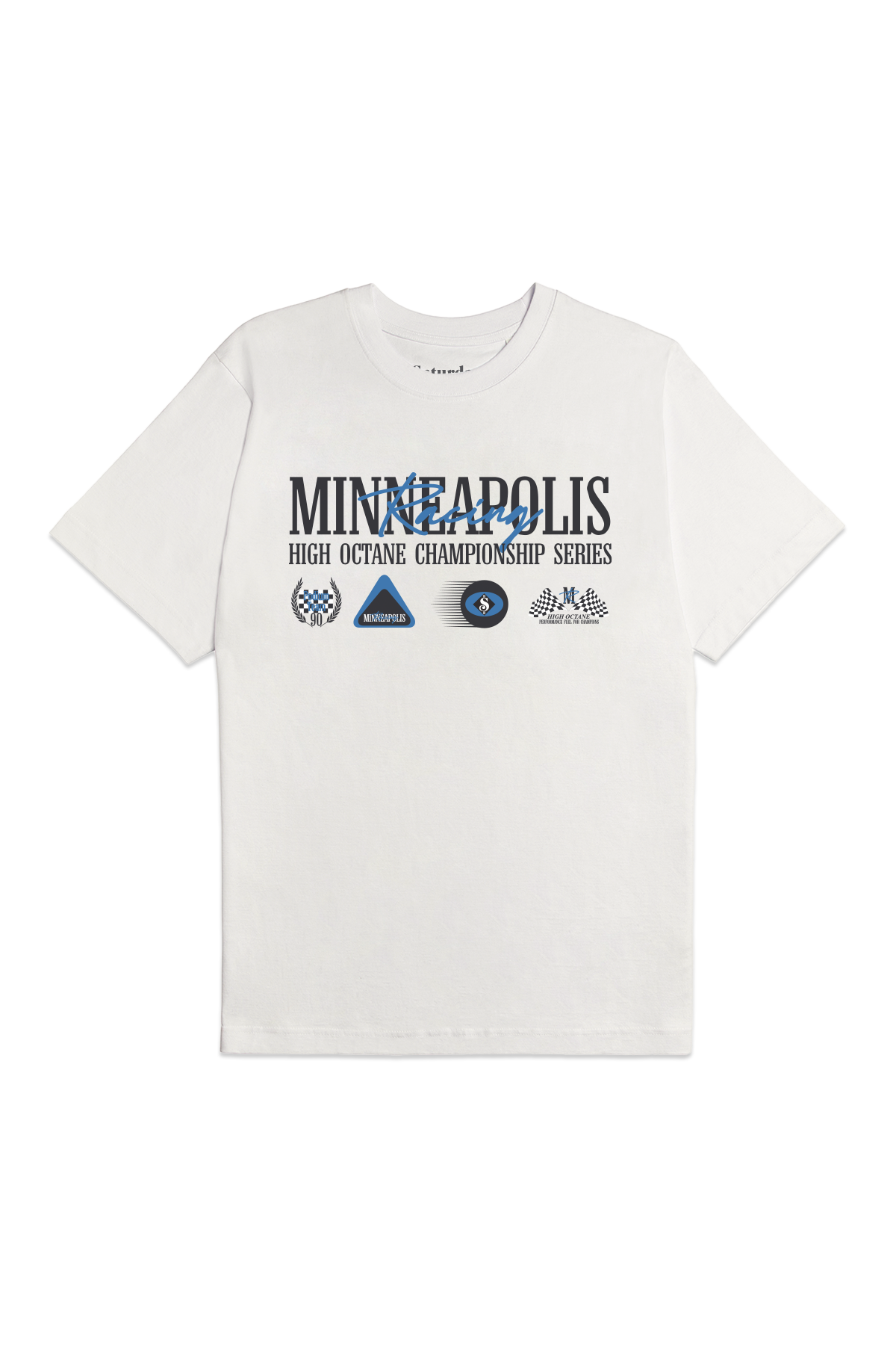Saturday Society Minneapolis Racing T-shirt in Vintage White