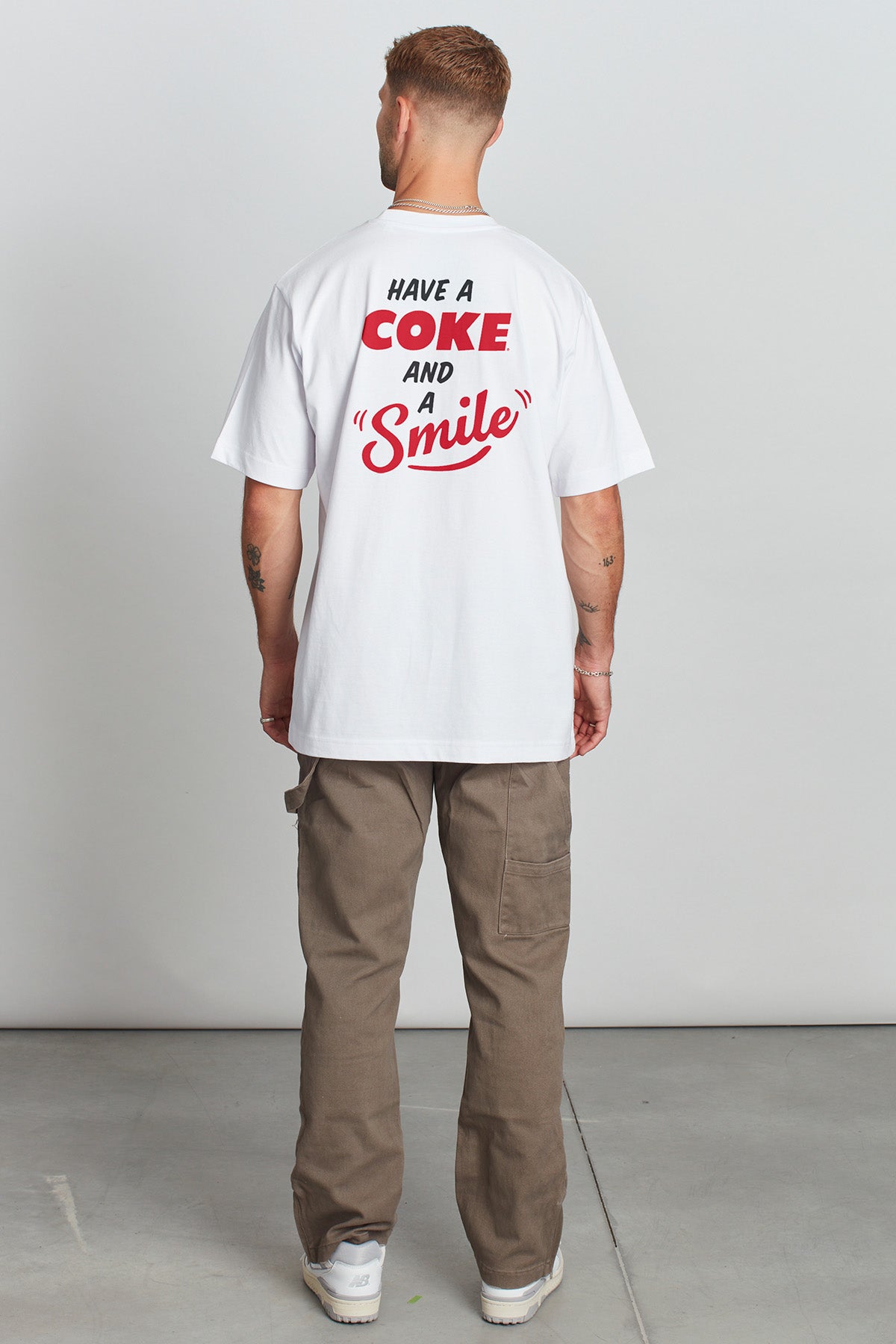 Coca-Cola Brighten Your Day T-shirt in White
