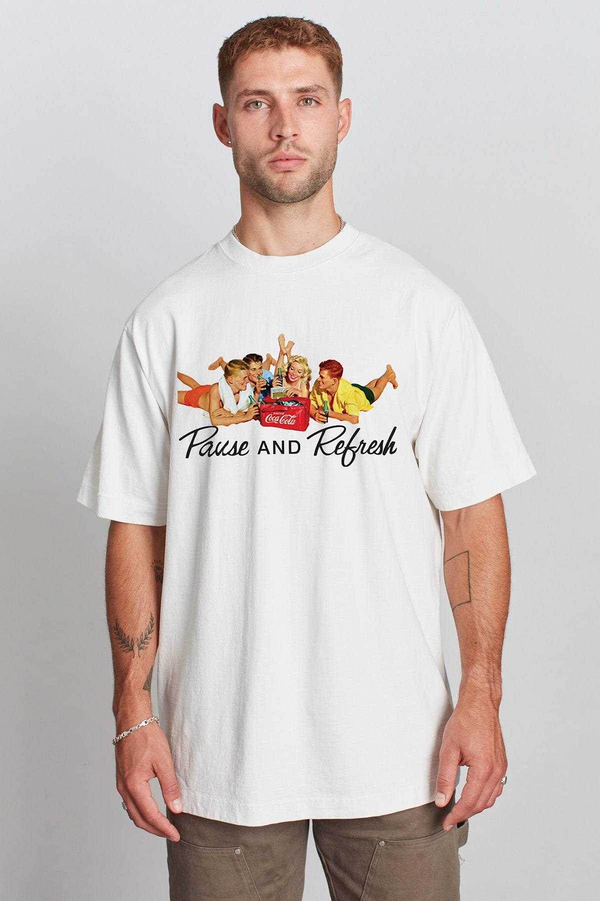 Coca-Cola Things Go Better T-shirt in White