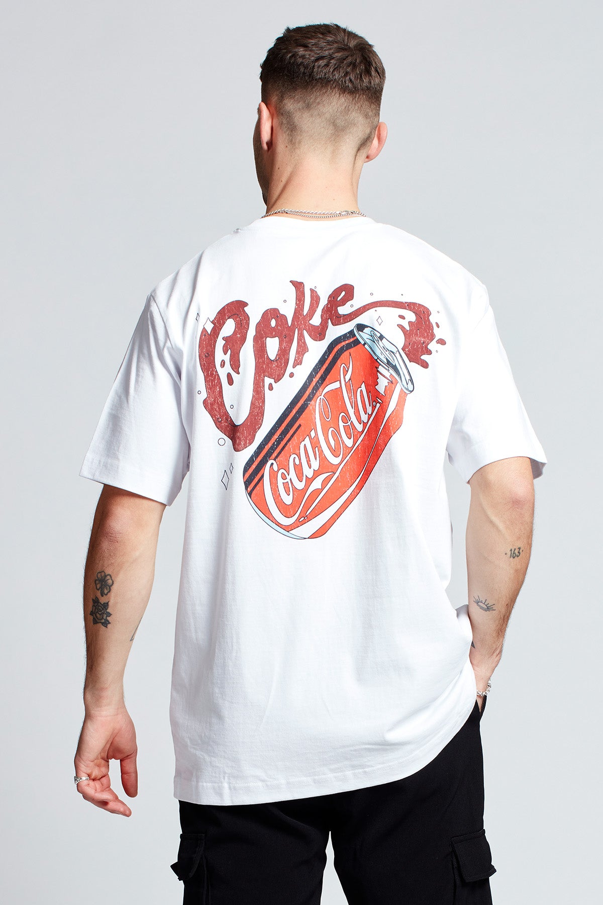 Coca-Cola Spillage T-shirt in White