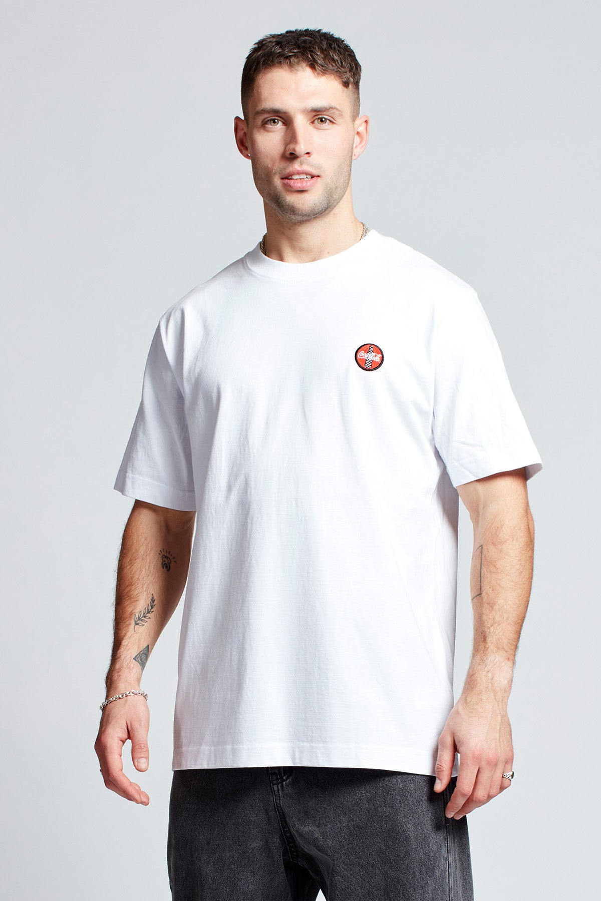 Coca-Cola Finish Line T-shirt in White