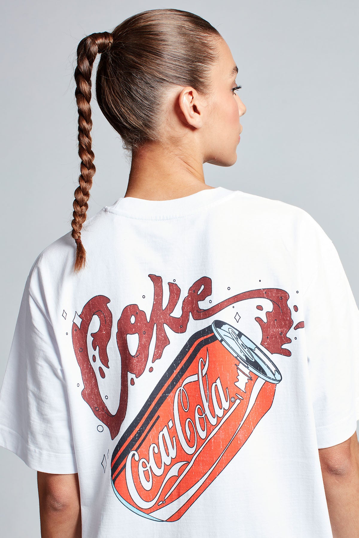 Coca-Cola Spillage T-shirt in White
