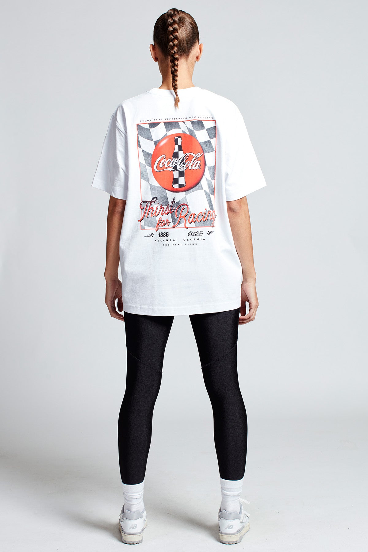 Coca-Cola Finish Line T-shirt in White