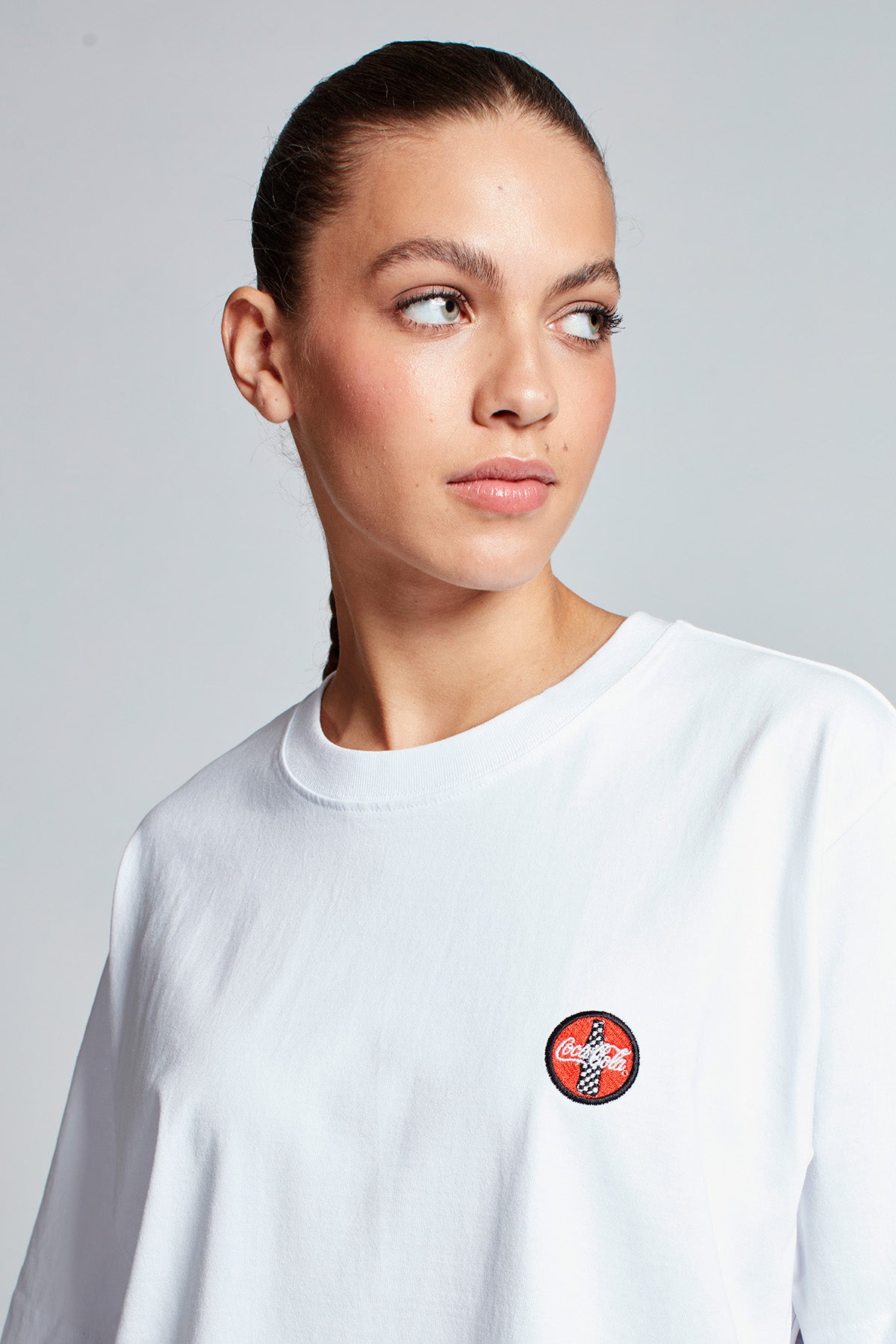 Coca-Cola Finish Line T-shirt in White
