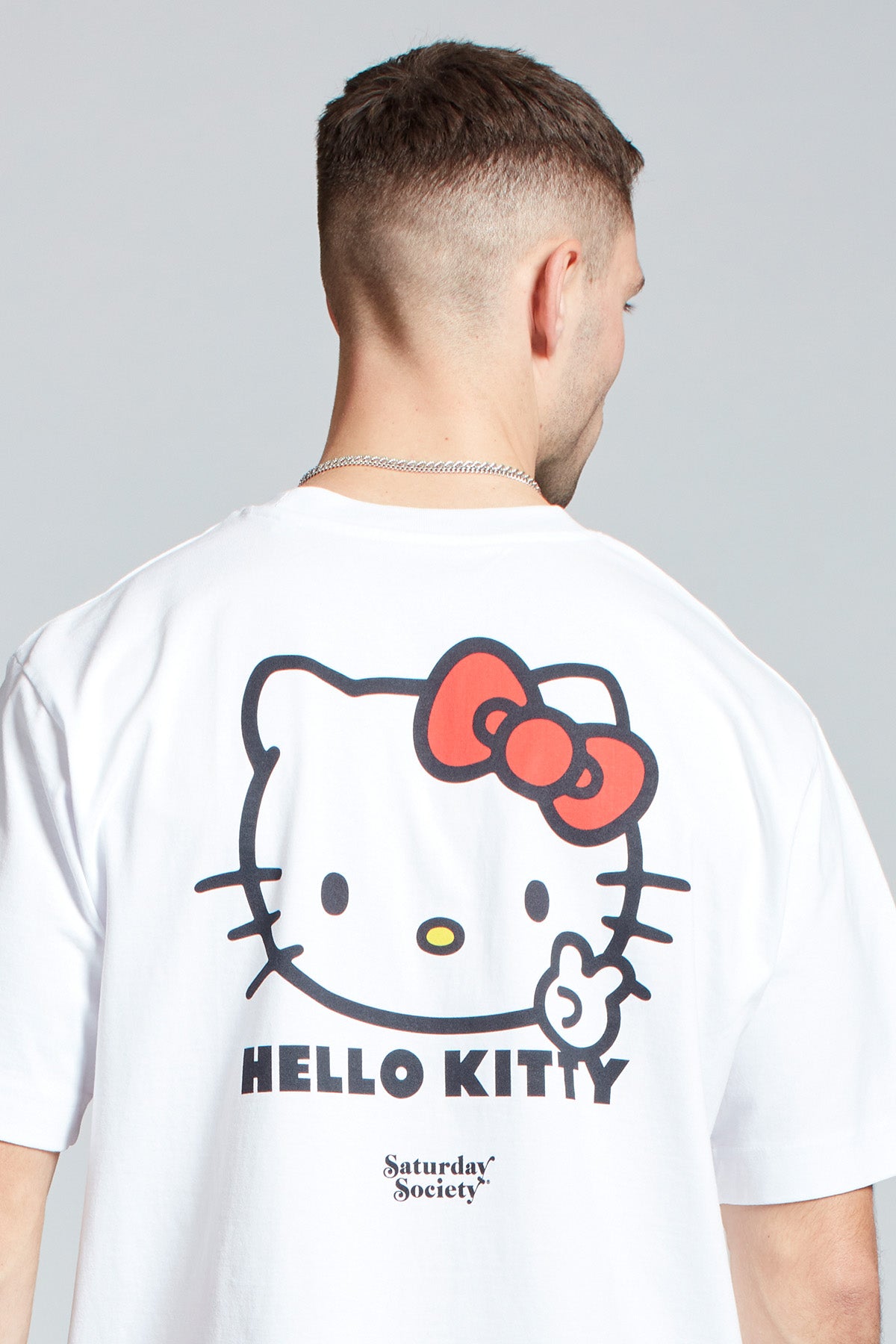 Hello Kitty Peace Out T-shirt in White