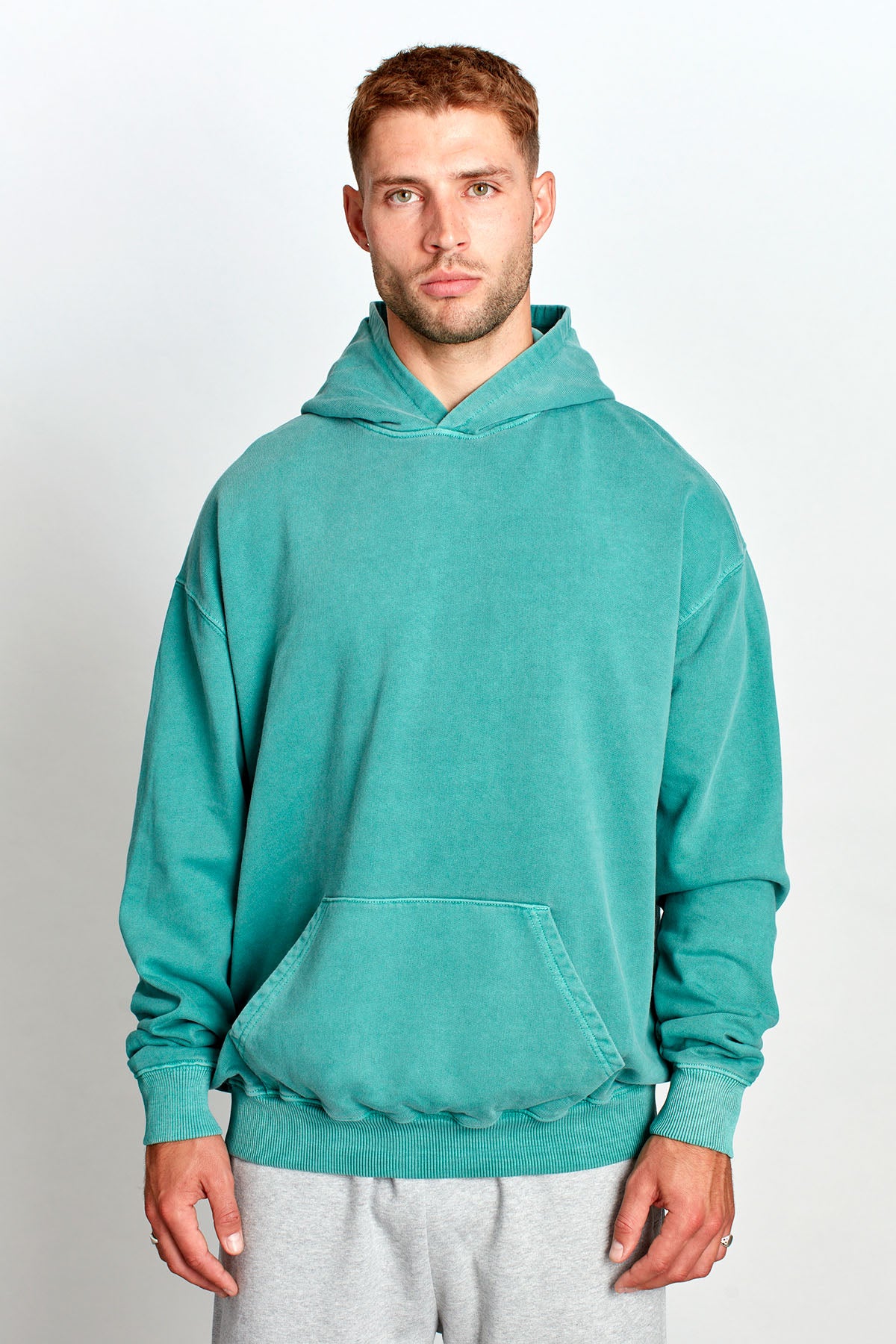 Saturday Society Minimals Hoodie in Athletic Green