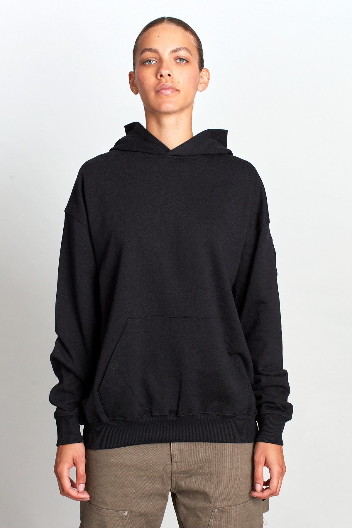 Saturday Society Minimals Hoodie in Black