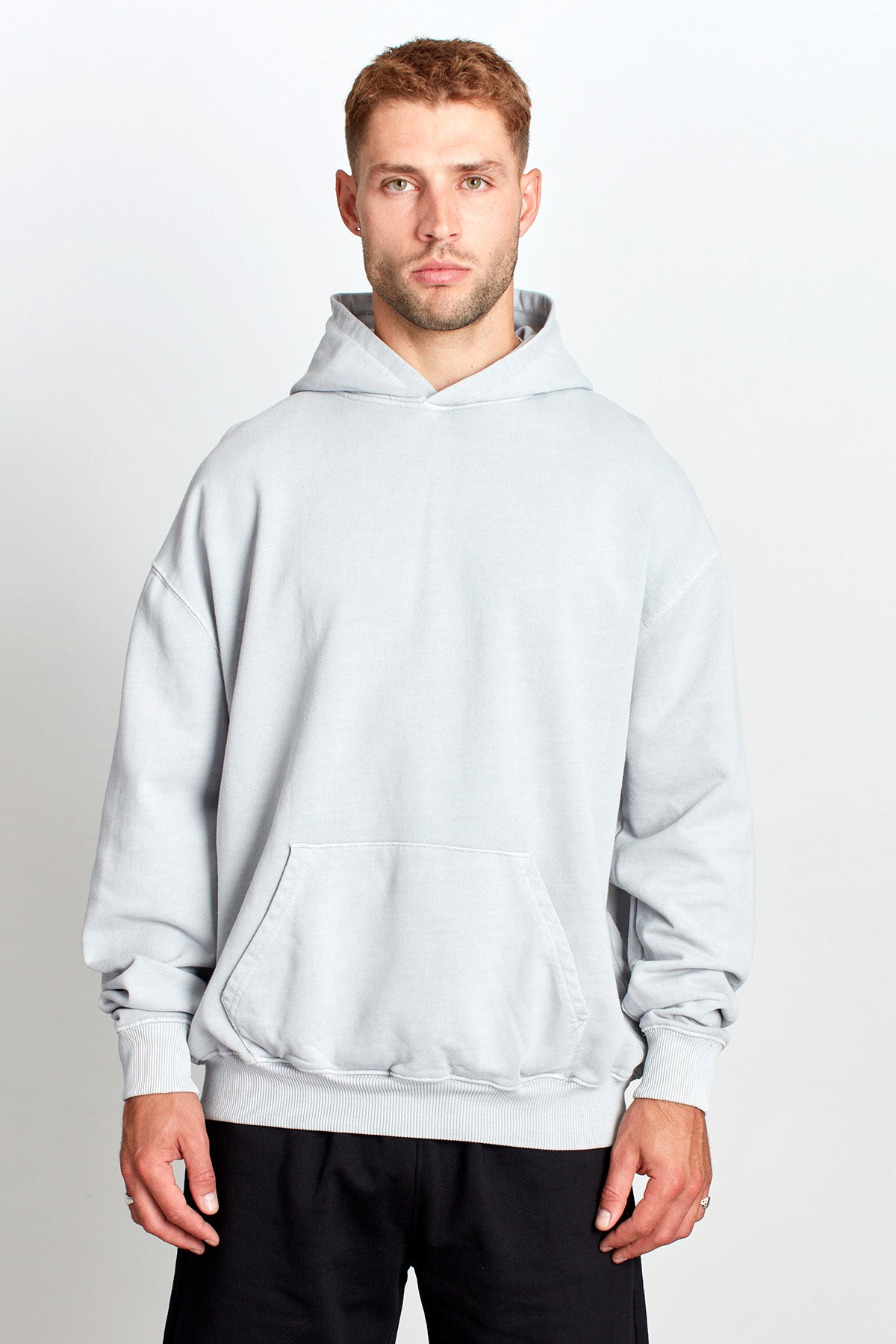 Saturday Society Minimals Hoodie in Cool Grey