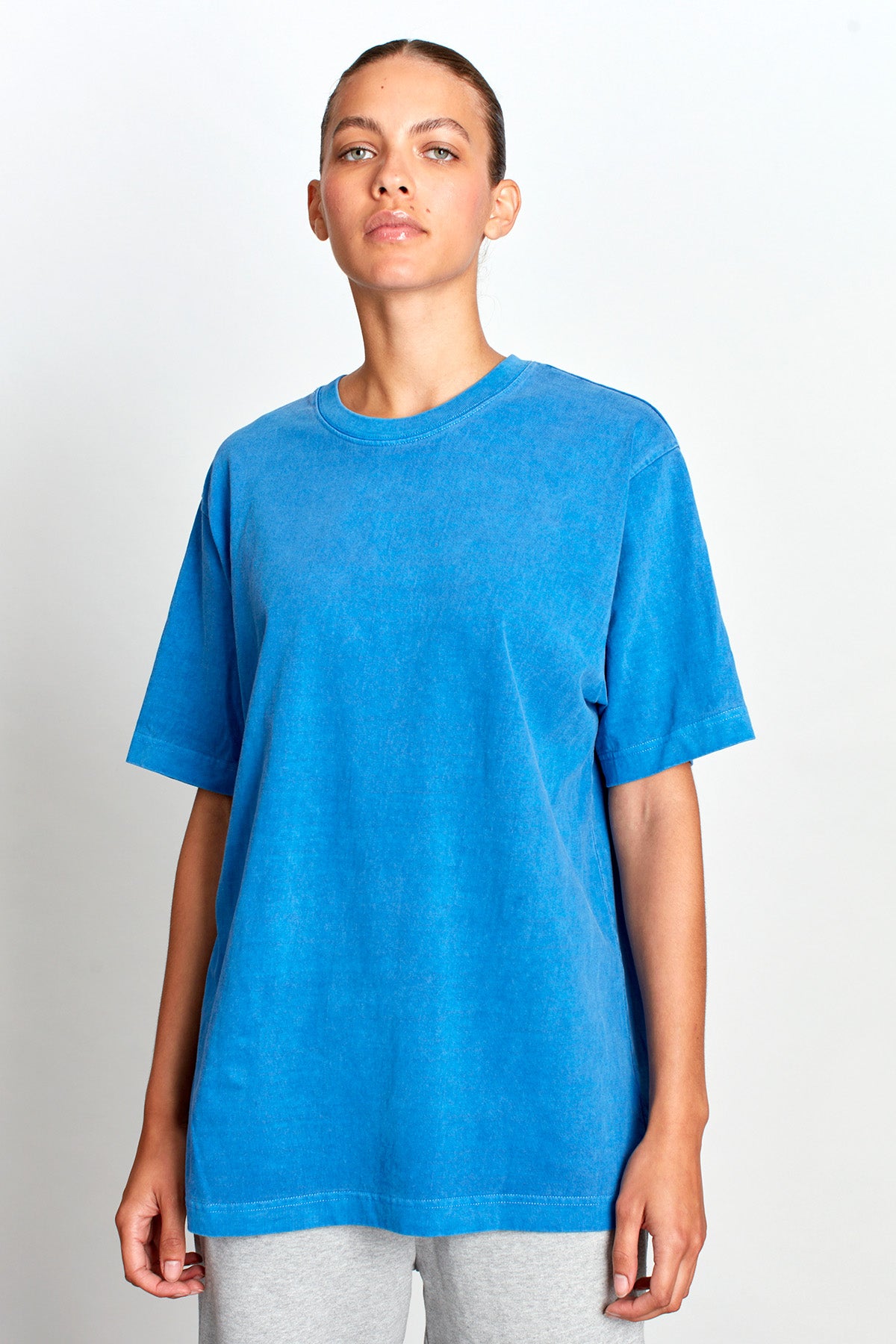 Saturday Society Minimals T-shirt in Federal Blue