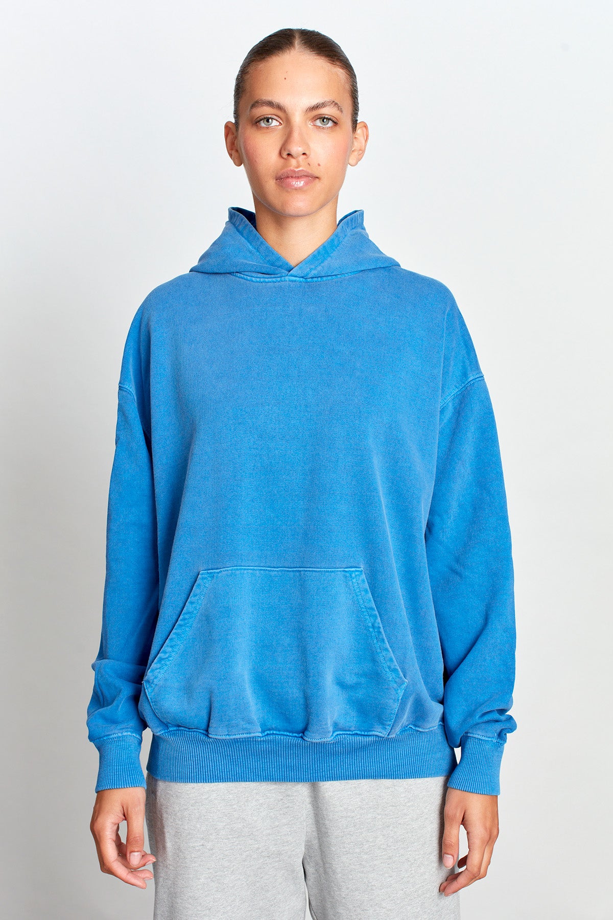 Saturday Society Minimals Hoodie in Federal Blue