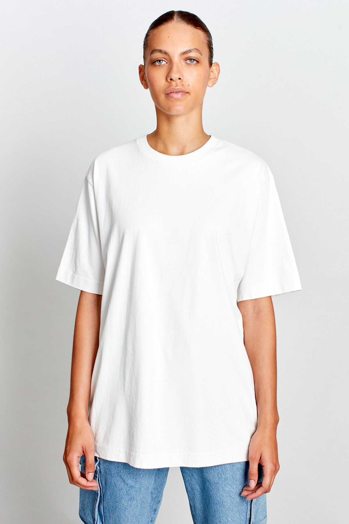Saturday Society Minimals T-shirt in Vintage White