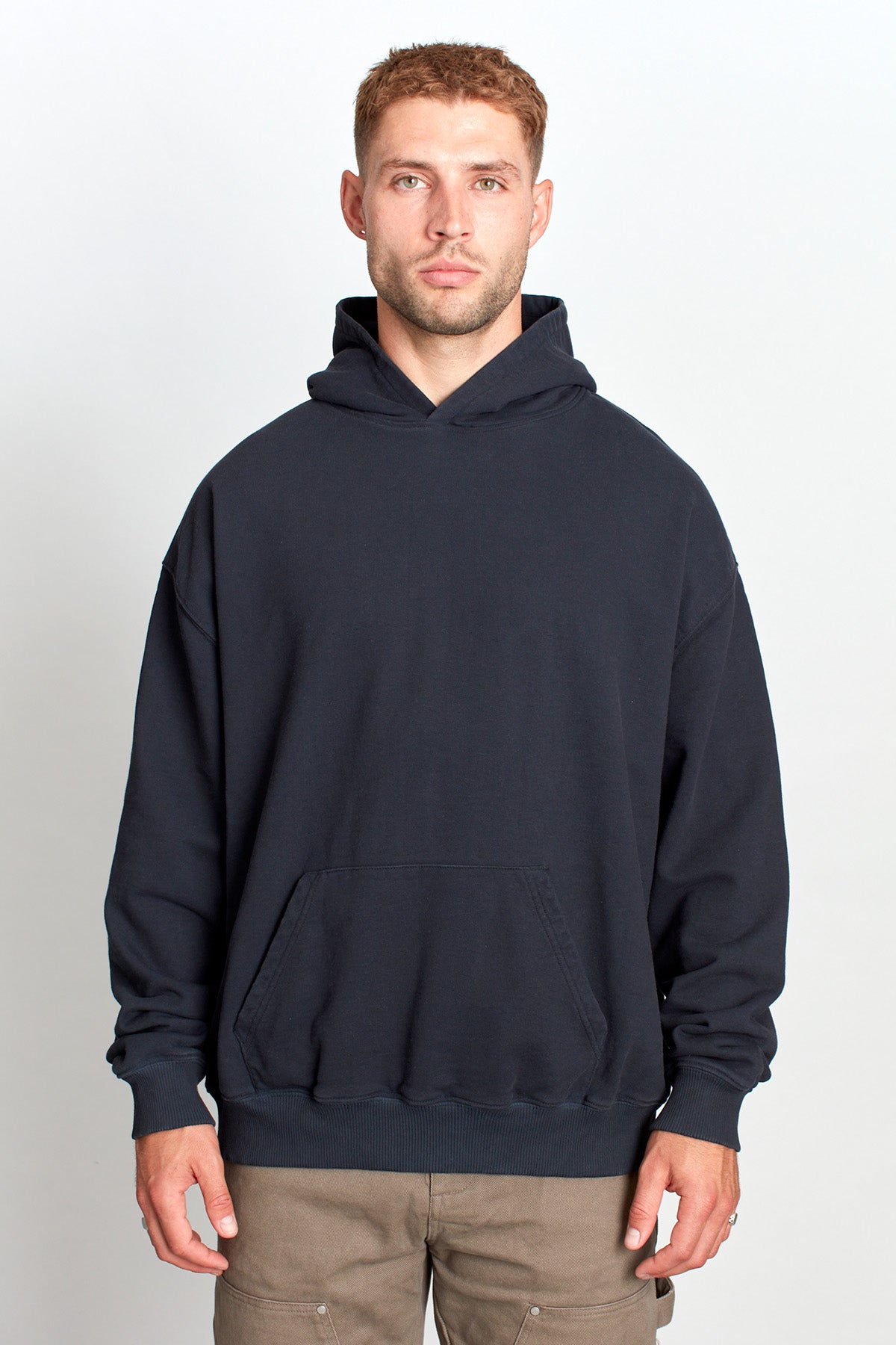 Saturday Society Minimals Hoodie in Washed Black