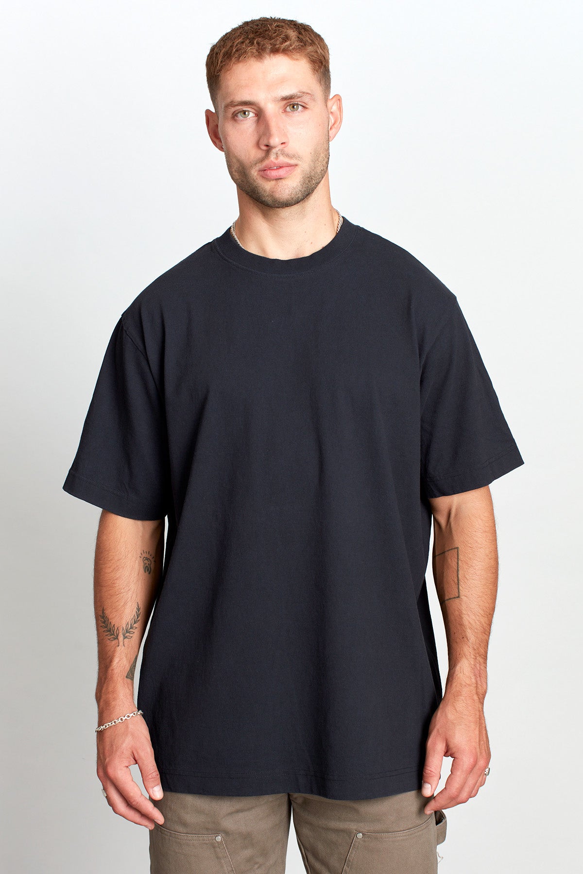 Saturday Society Minimals T-shirt in Washed Black
