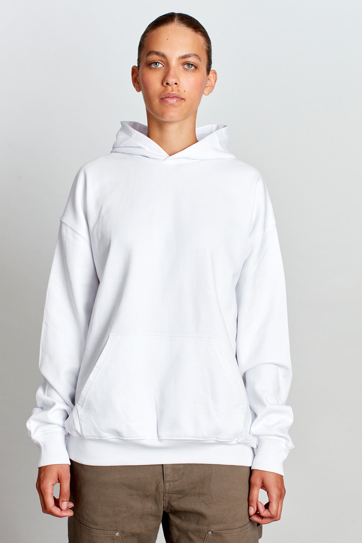 Saturday Society Minimals Hoodie in White