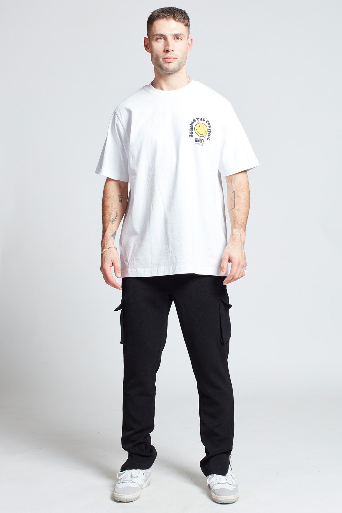 Smiley Originals® Positive Seeker T-shirt in White