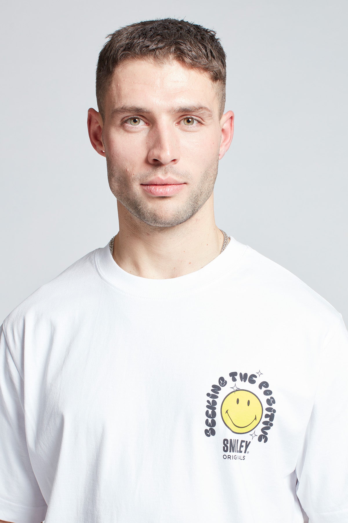 Smiley Originals® Positive Seeker T-shirt in White