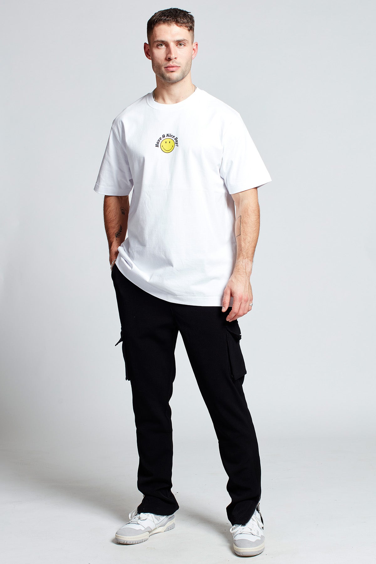 Smiley Originals® Original Raver T-shirt in White