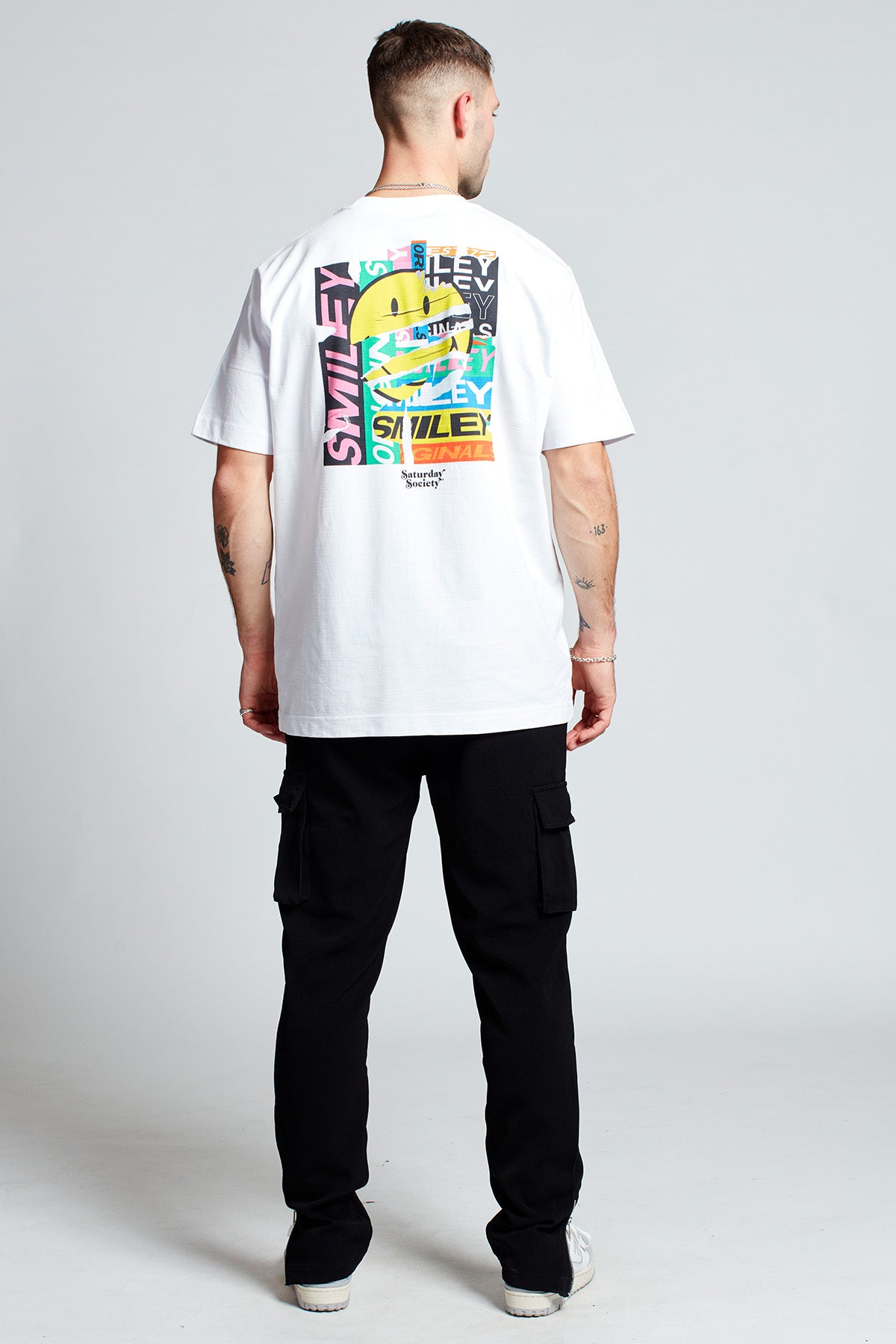 Smiley Originals® Original Raver T-shirt in White