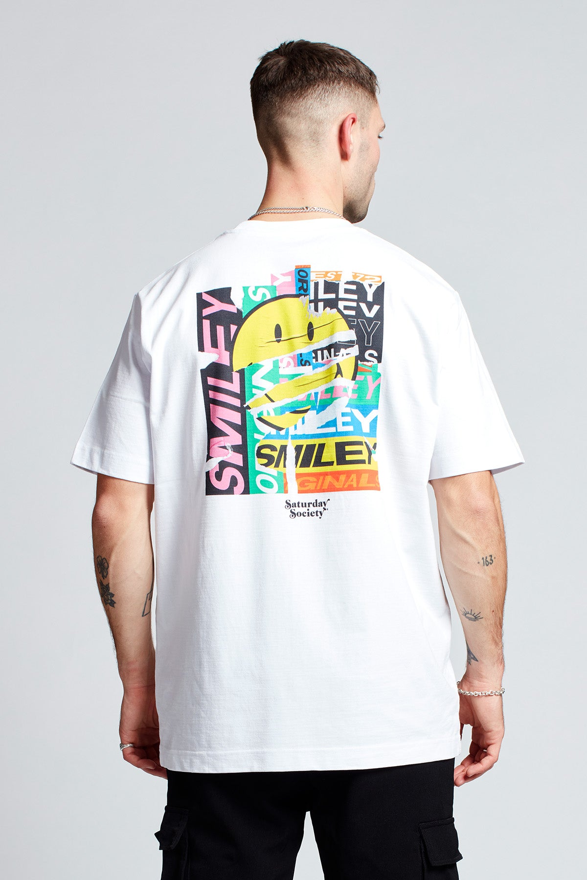 Smiley Originals® Original Raver T-shirt in White