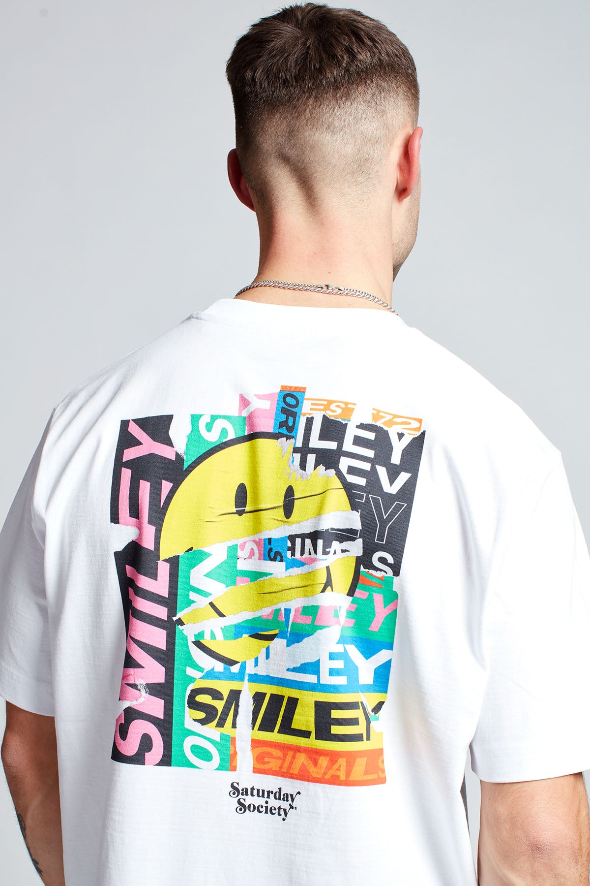 Smiley Originals® Original Raver T-shirt in White