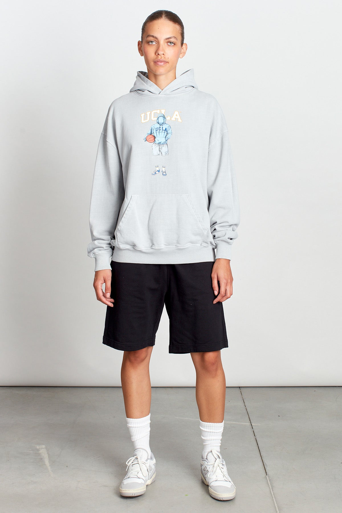UCLA Yesterday Hoodie in Cool Grey