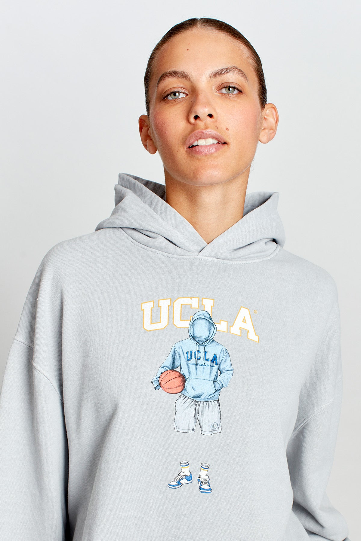 UCLA Yesterday Hoodie in Cool Grey