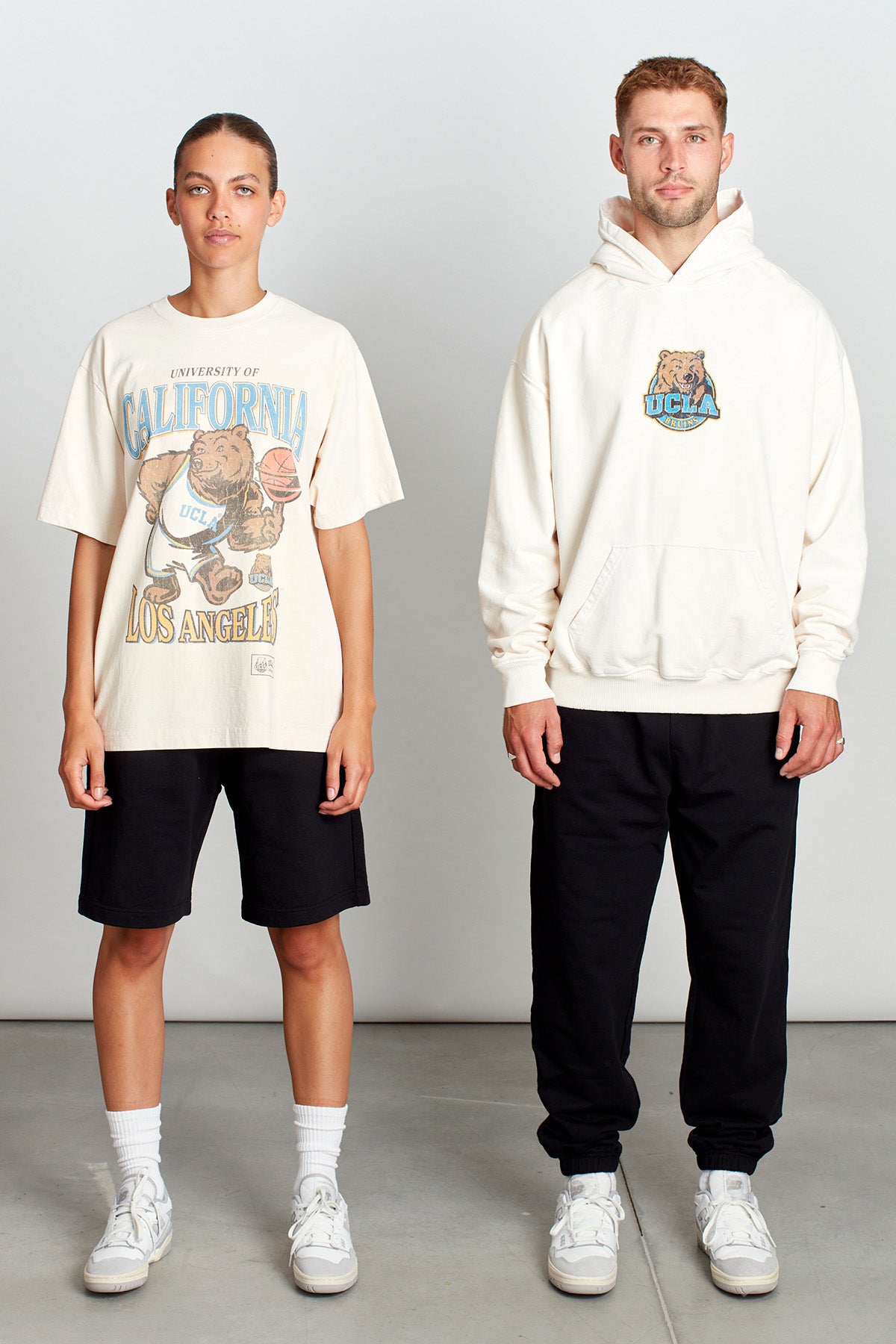 UCLA Joe Bruins Hoodie in Vintage White