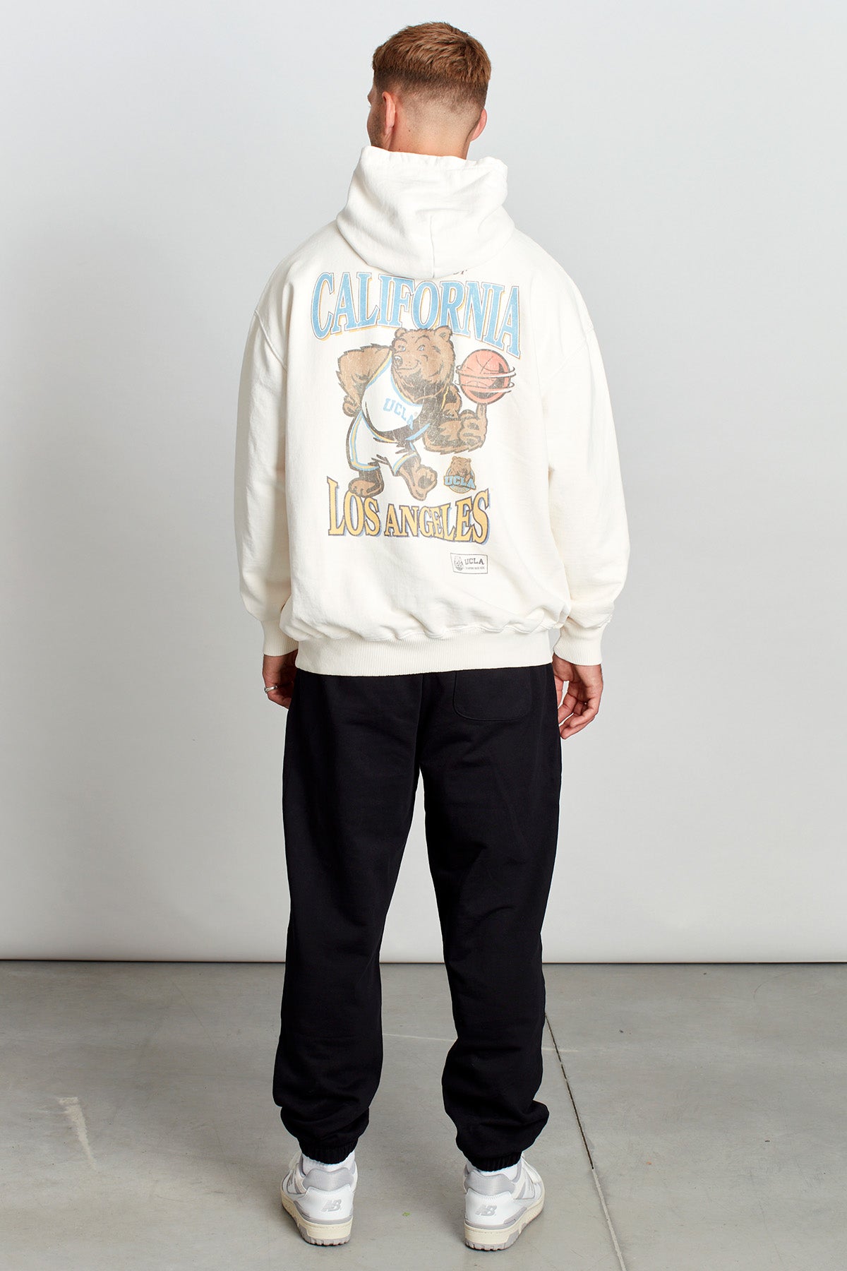 UCLA Joe Bruins Hoodie in Vintage White