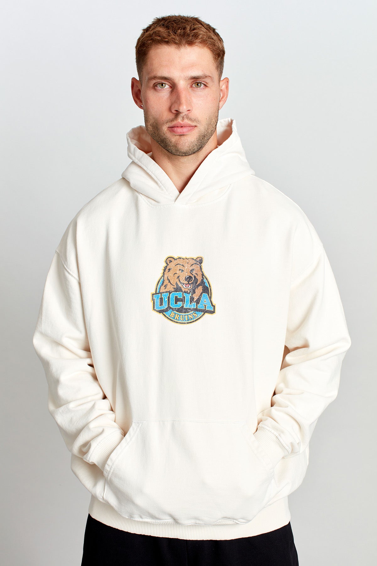 UCLA Joe Bruins Hoodie in Vintage White