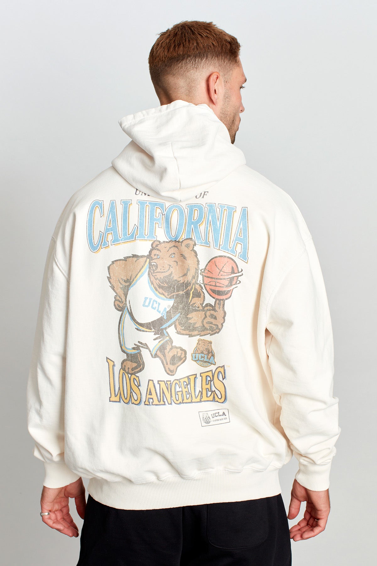 UCLA Joe Bruins Hoodie in Vintage White