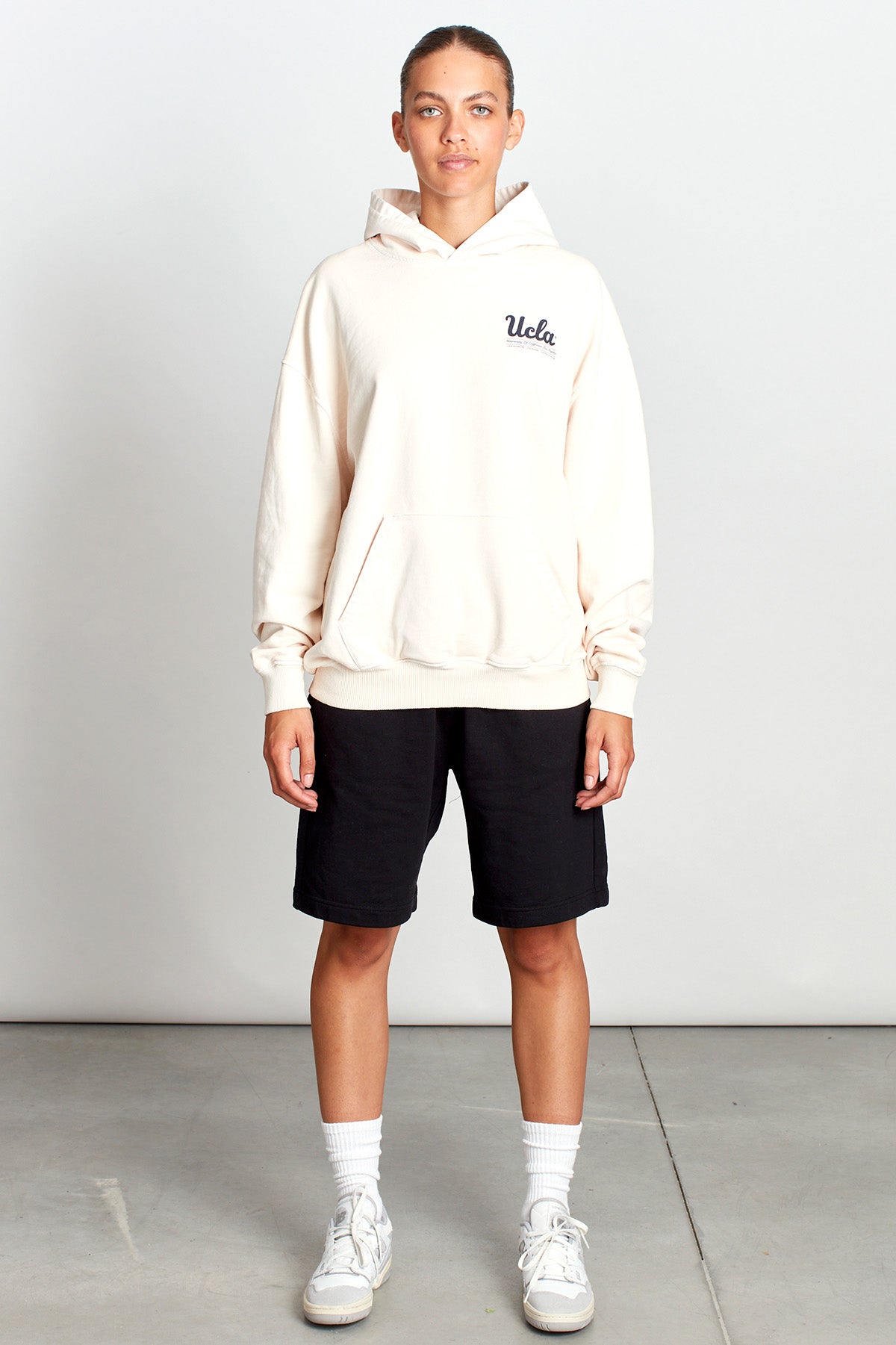 UCLA Royce Hall Hoodie in Vintage White
