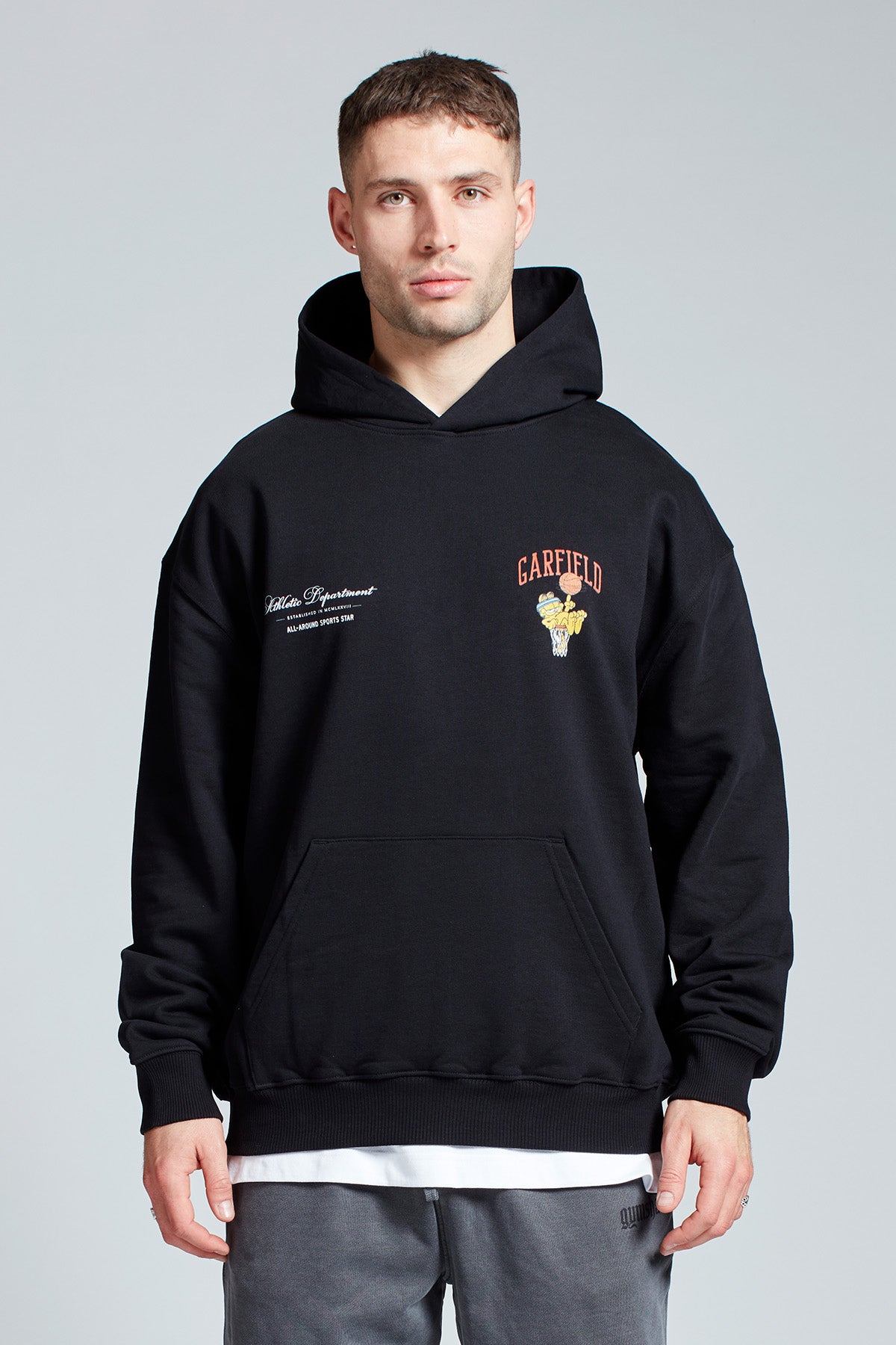 Garfield Sports Star Hoodie in Black