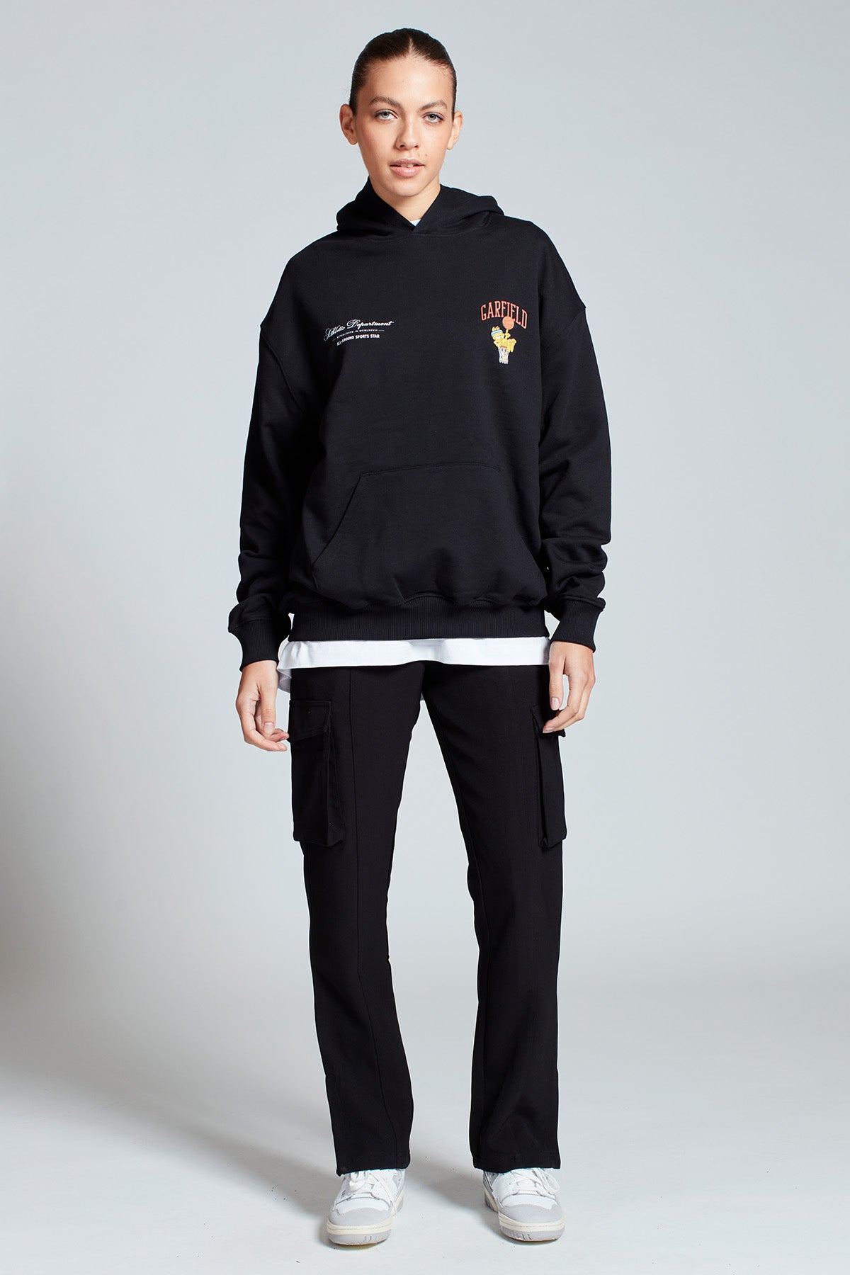 Garfield Sports Star Hoodie in Black