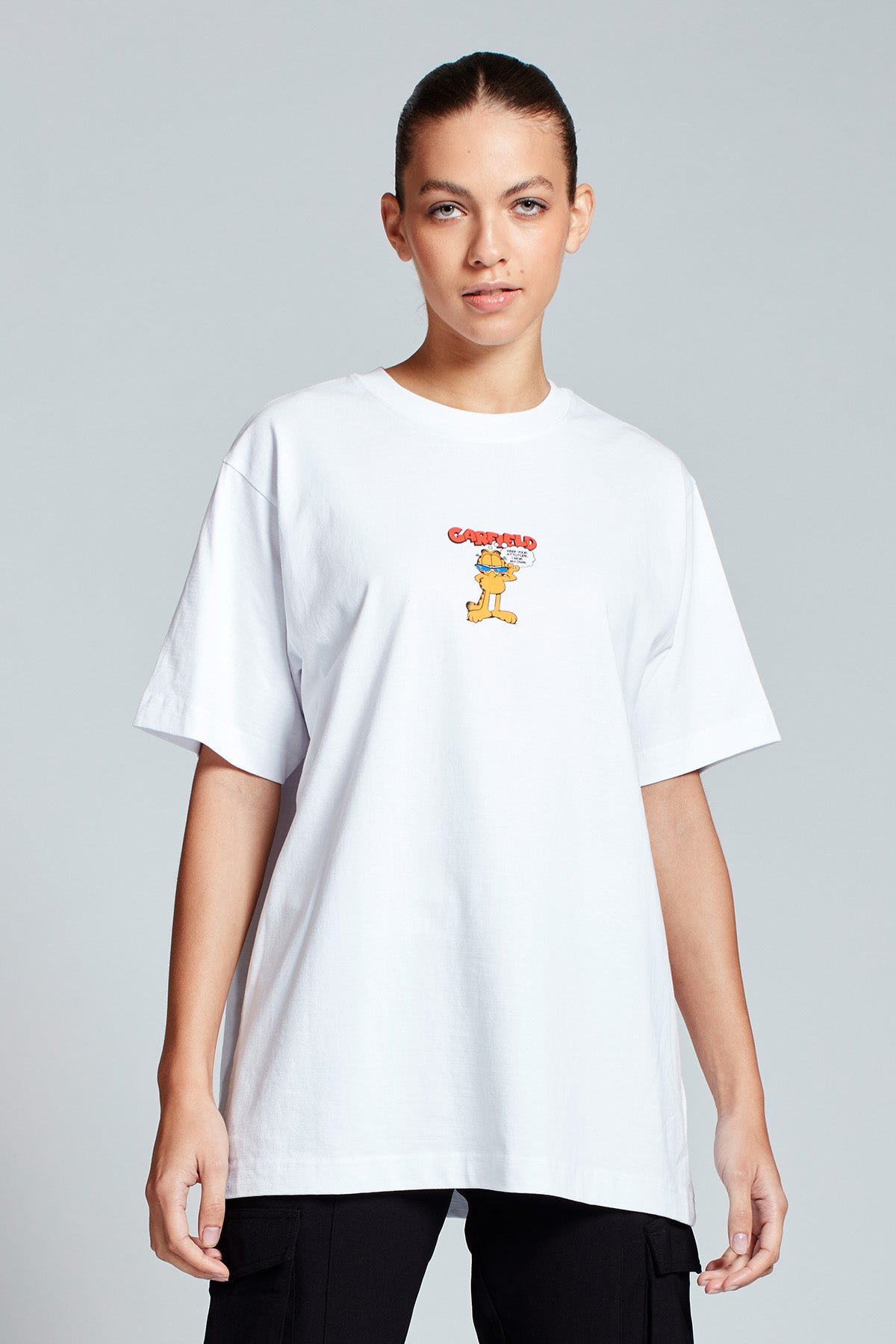 Garfield Attitude T-shirt in White