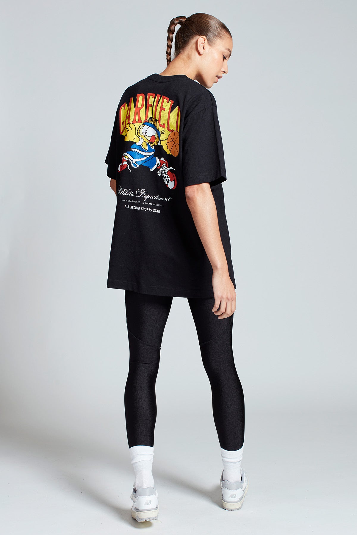 Garfield Sports Star T-shirt in Black