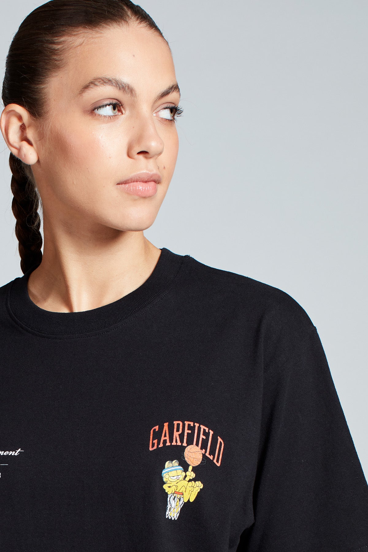 Garfield Sports Star T-shirt in Black