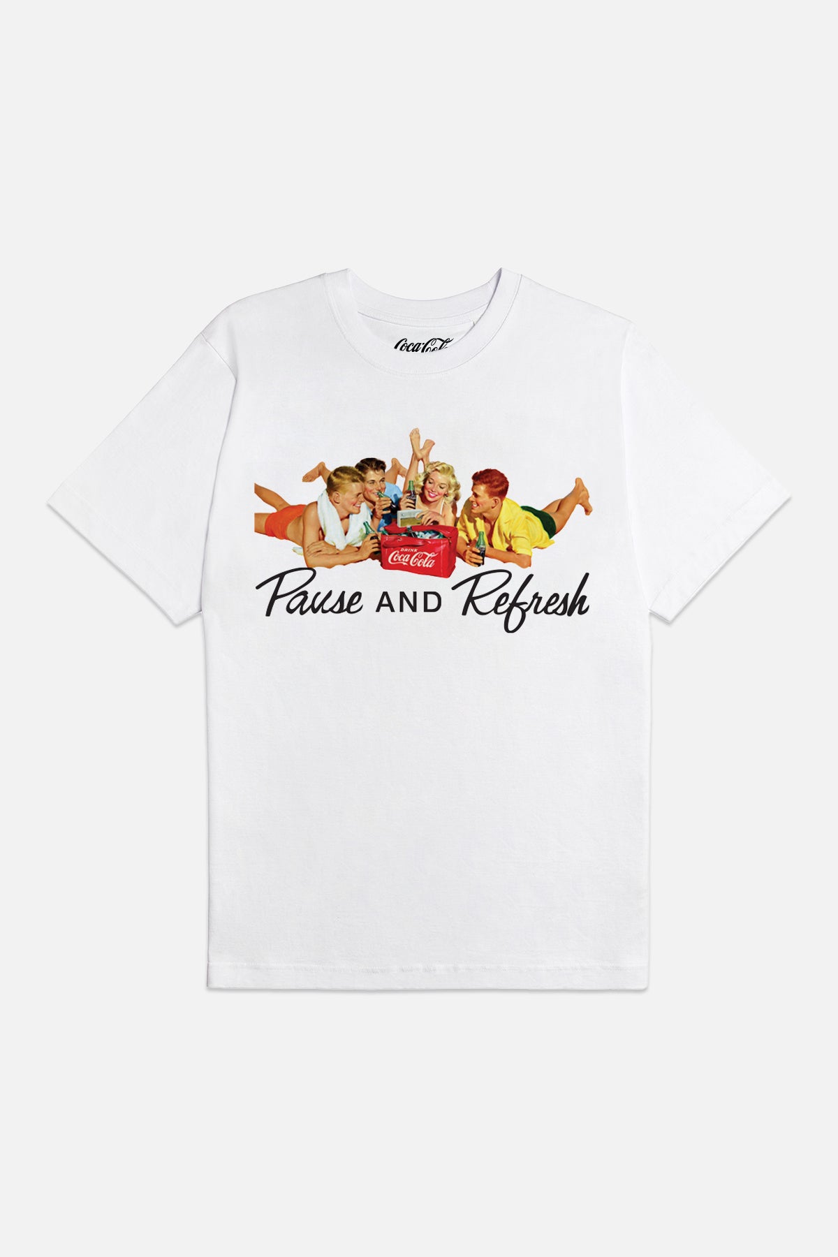Coca-Cola Things Go Better T-shirt in White