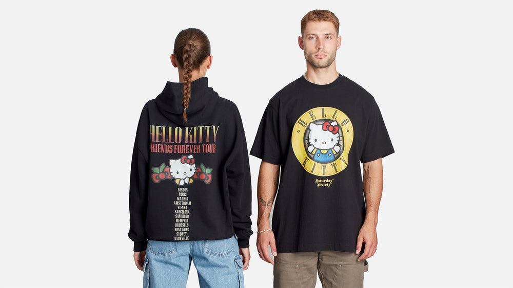 Hello Kitty Hoodies & T-shirts | Mens & Womens | Saturday Society