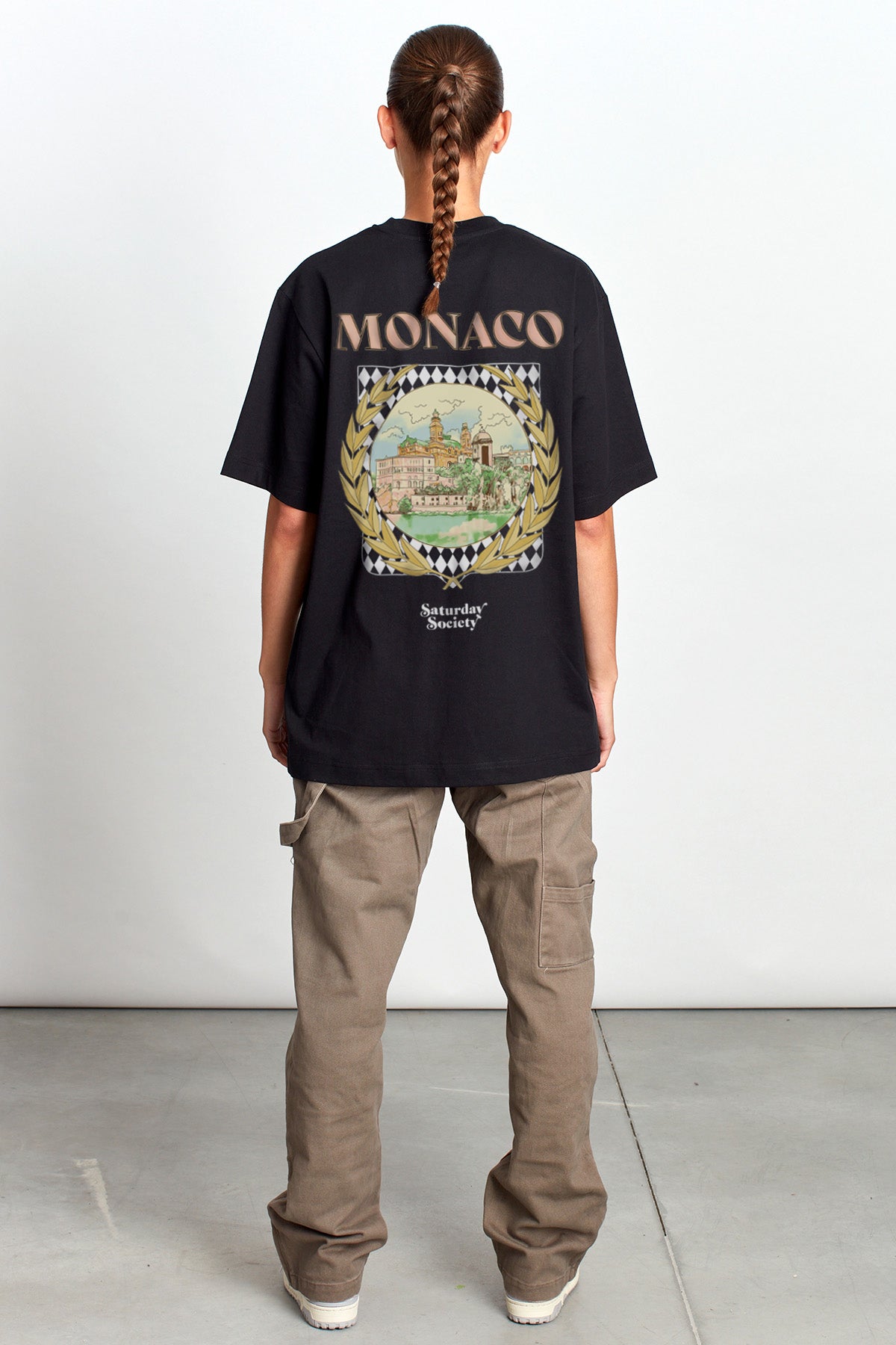 Saturday Society Monaco T-shirt in Black