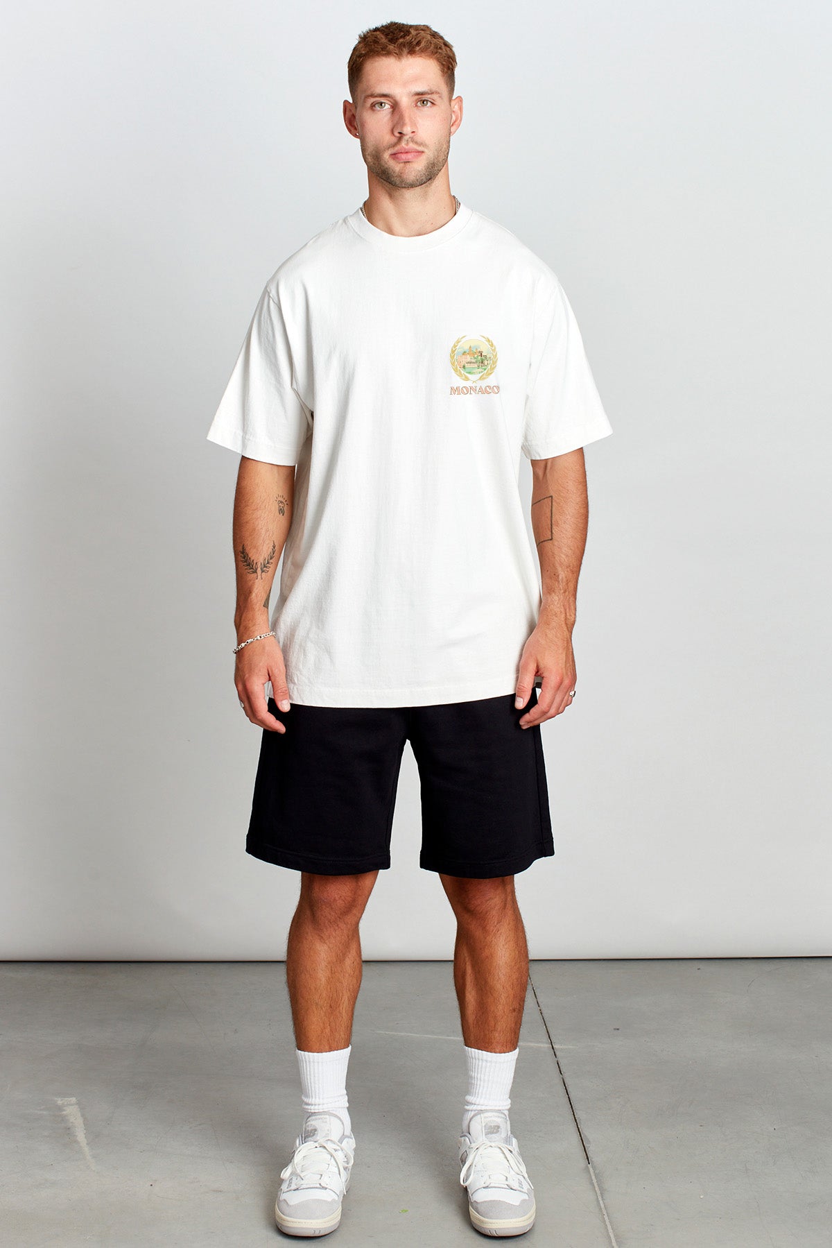 Saturday Society Monaco T-shirt in Vintage White