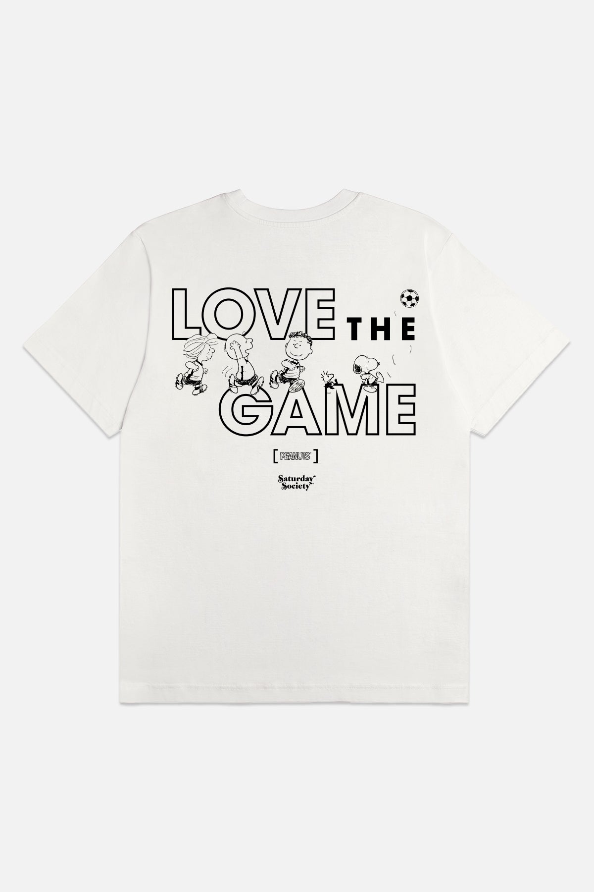Snoopy Love The Game T-shirt in White