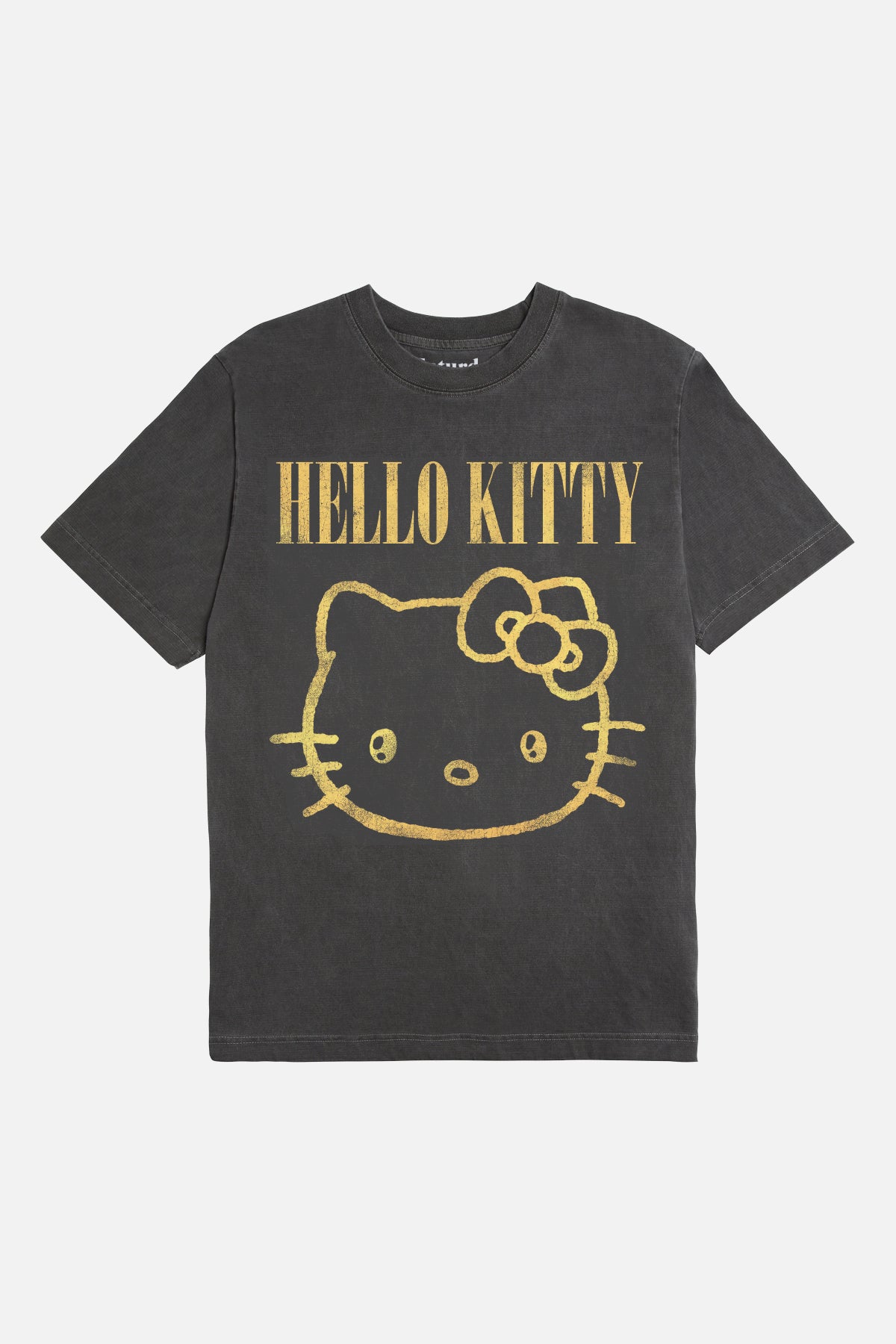 Hello Kitty Purrfect Rebels T-shirt in Washed Grey