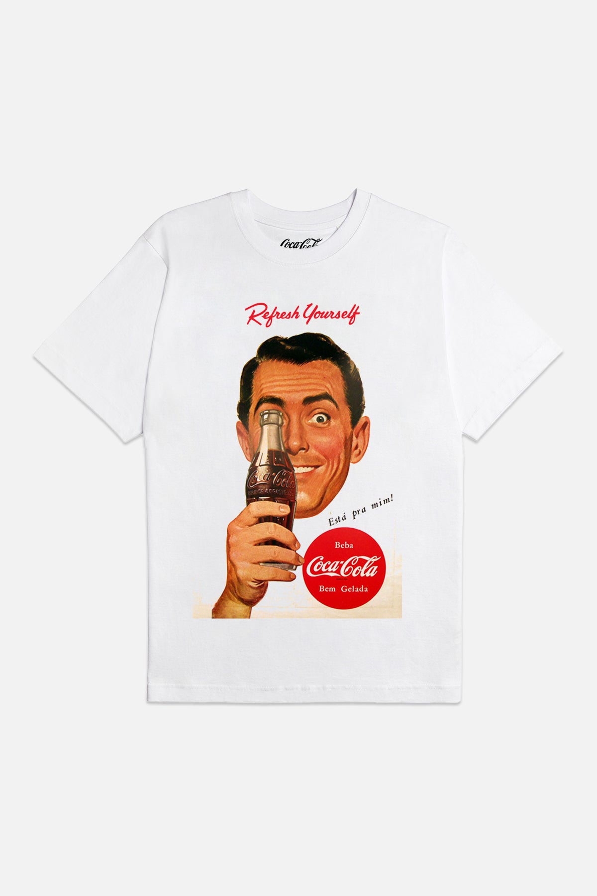Coca-Cola Refresh Yourself T-shirt in White