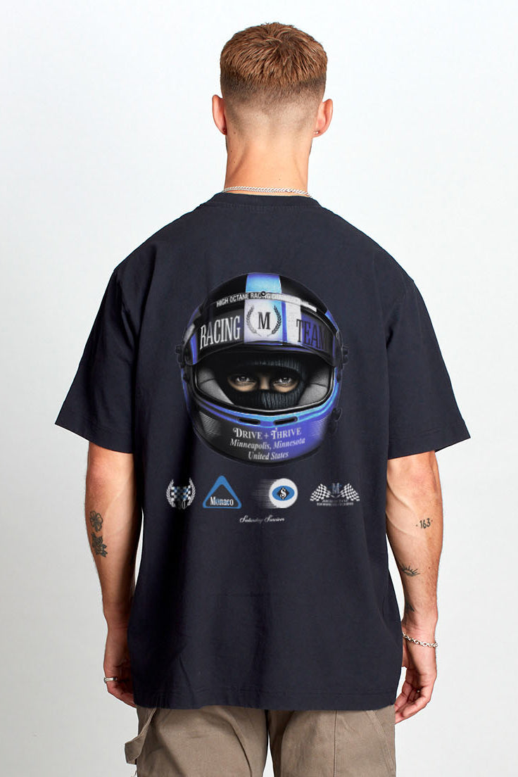 Saturday Society Minneapolis Racing T-shirt in Black