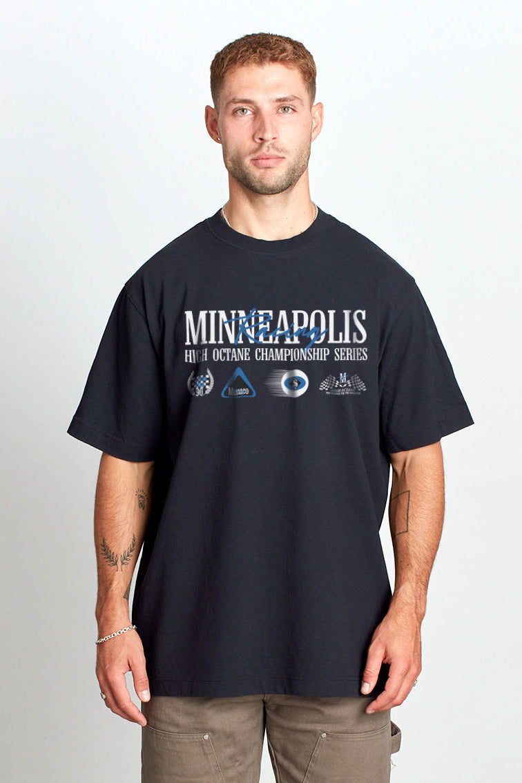 Saturday Society Minneapolis Racing T-shirt in Black