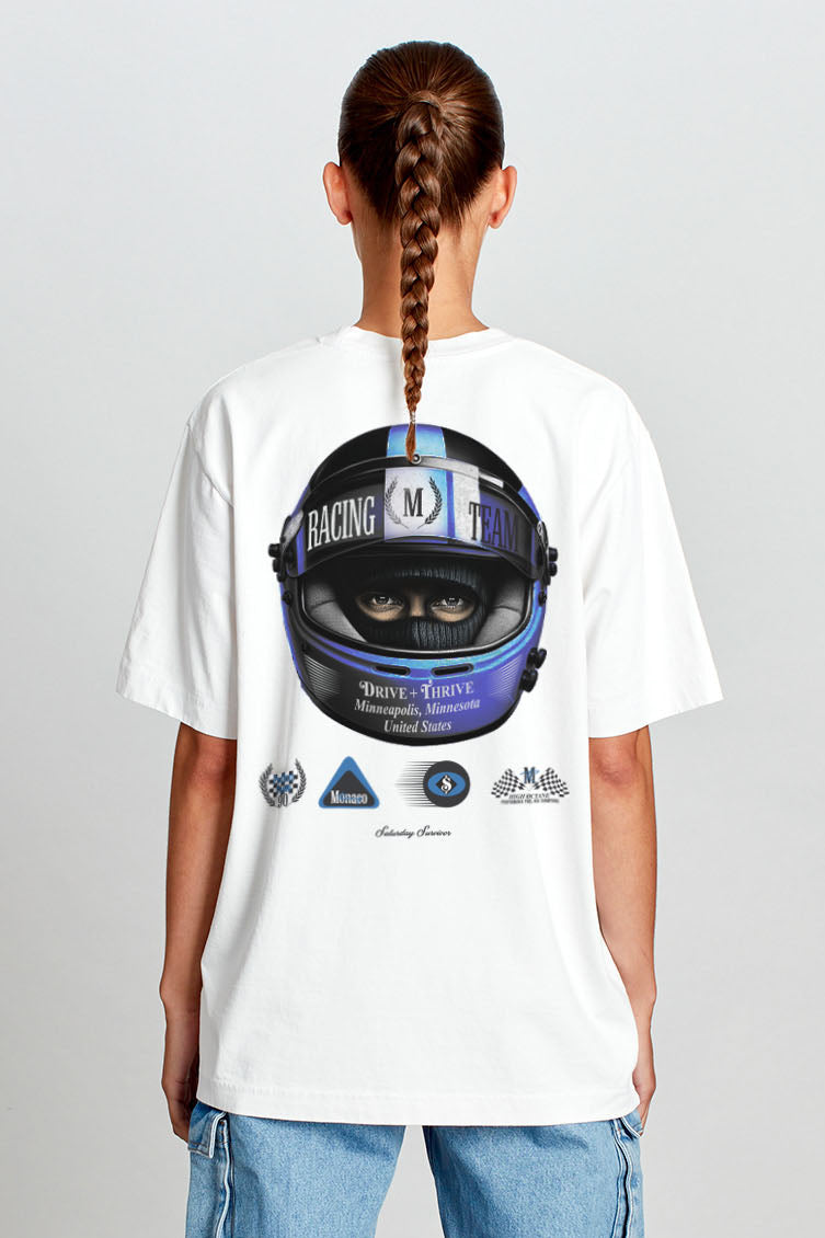 Saturday Society Minneapolis Racing T-shirt in Vintage White